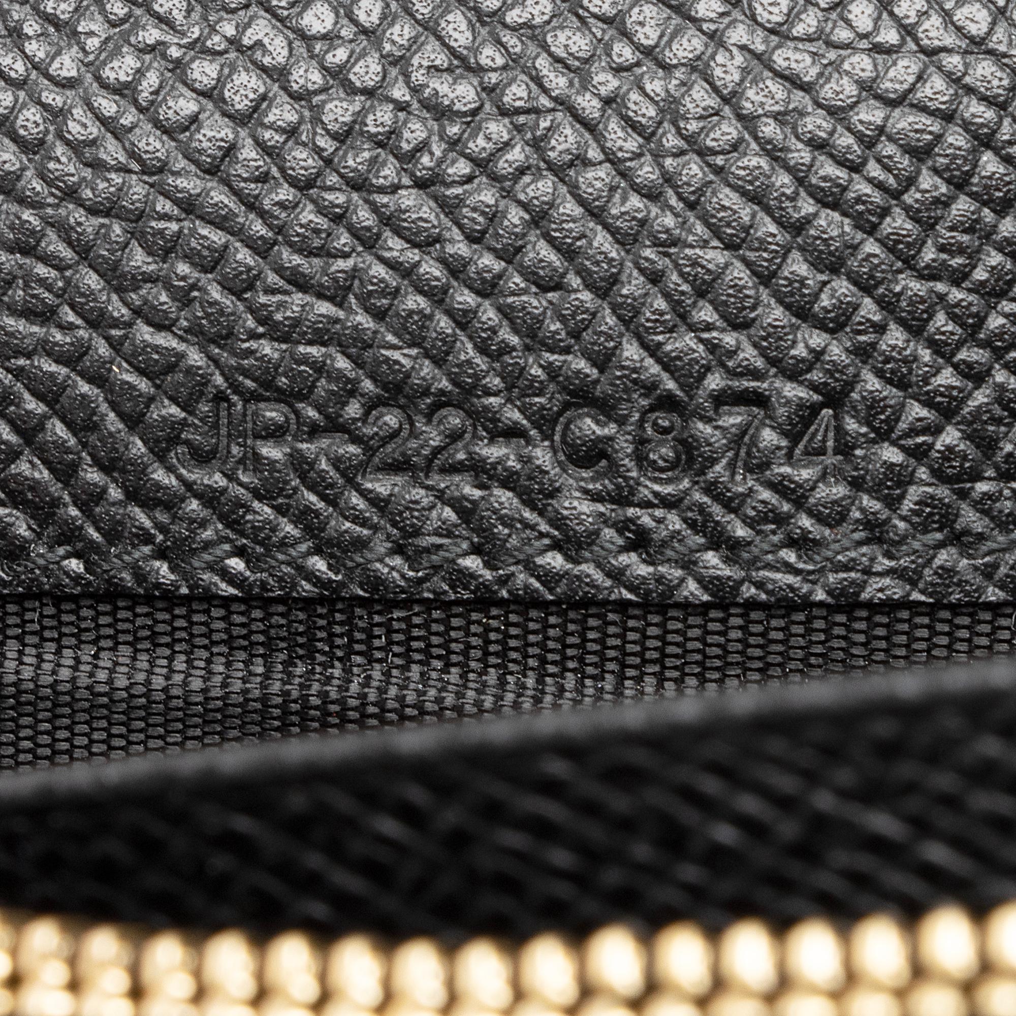 Salvatore Ferragamo Saffiano Gancini Continental Wallet (SHF-23896)