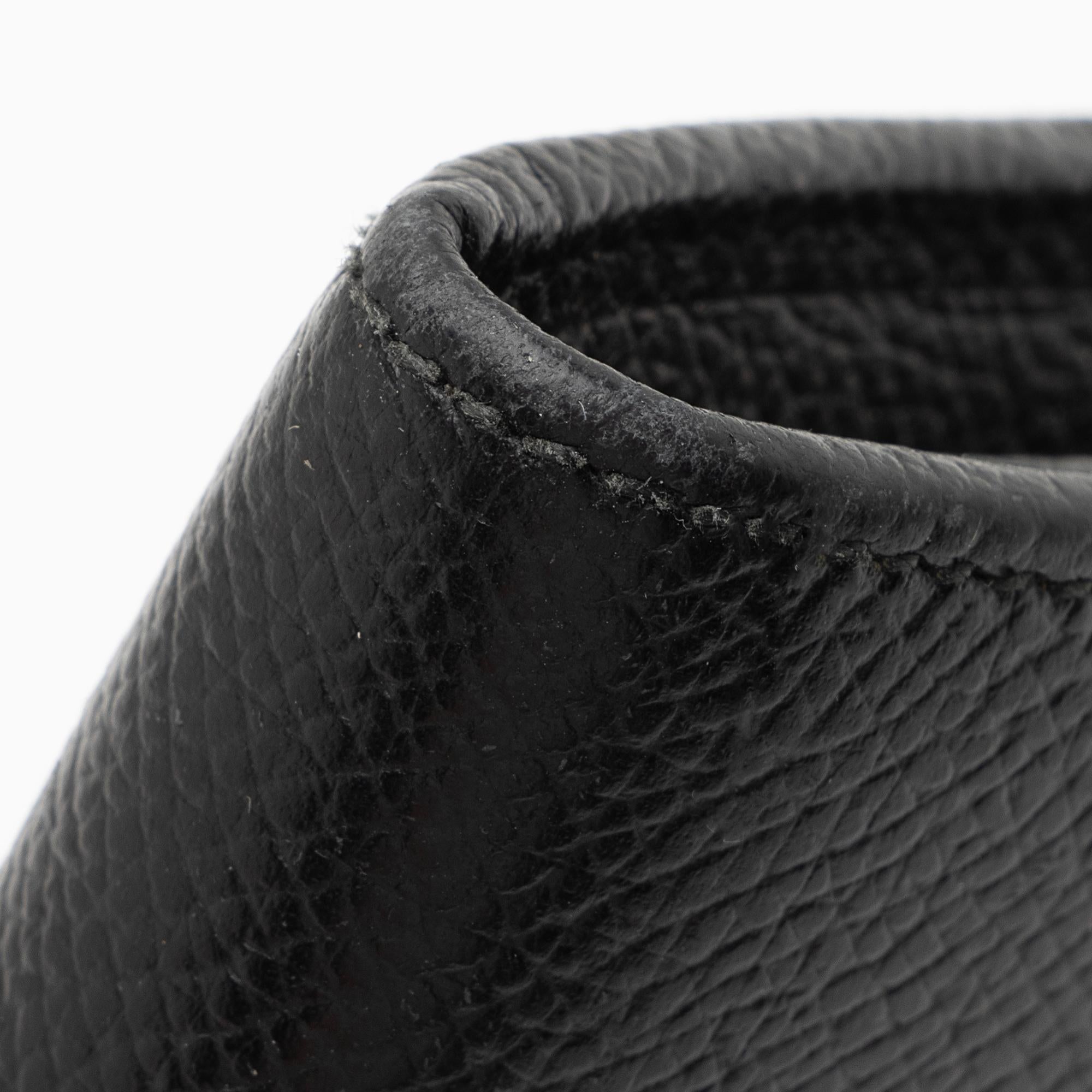 Salvatore Ferragamo Saffiano Gancini Continental Wallet (SHF-23896)