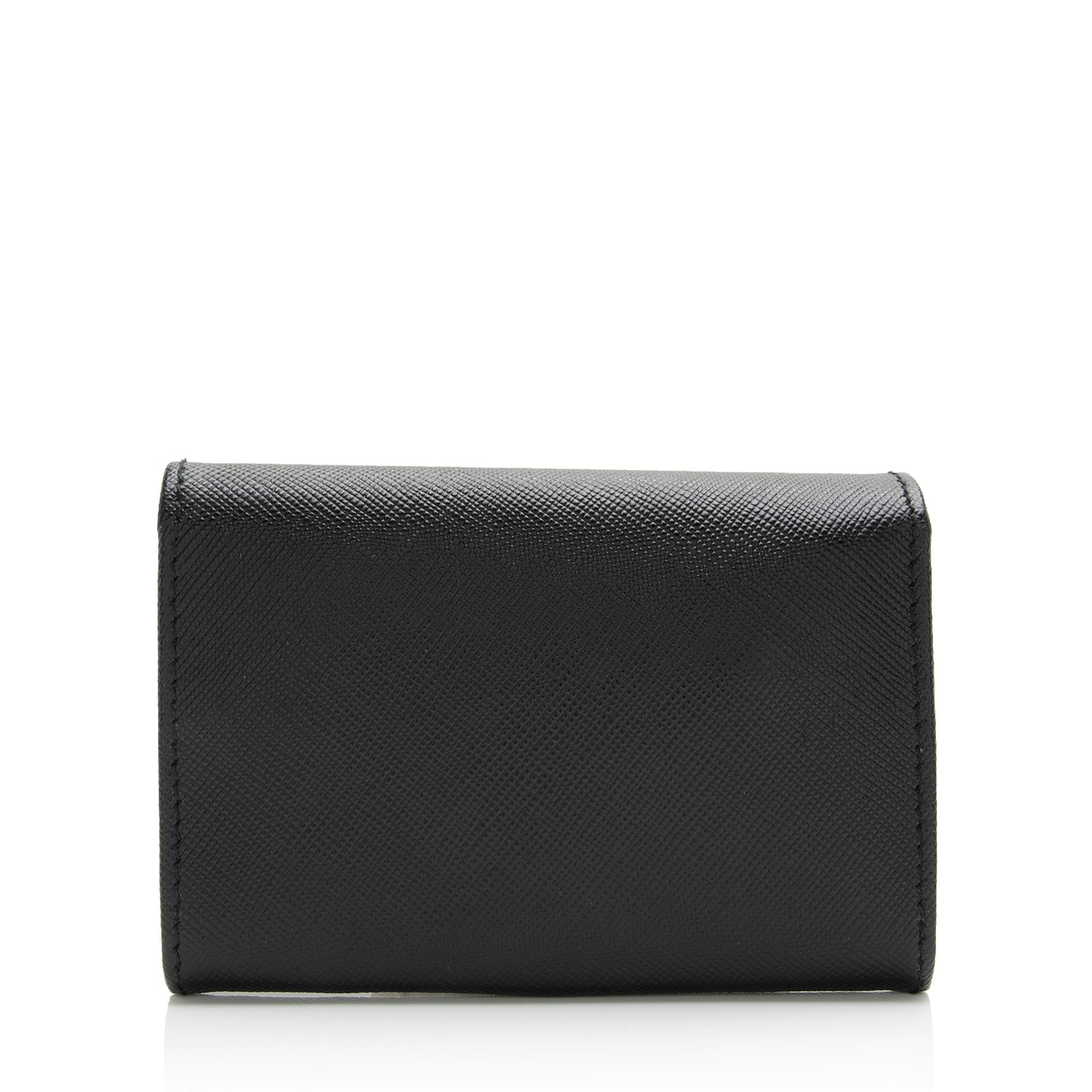 Salvatore Ferragamo Saffiano Gancini Key Holder Card Case (SHF-23835)
