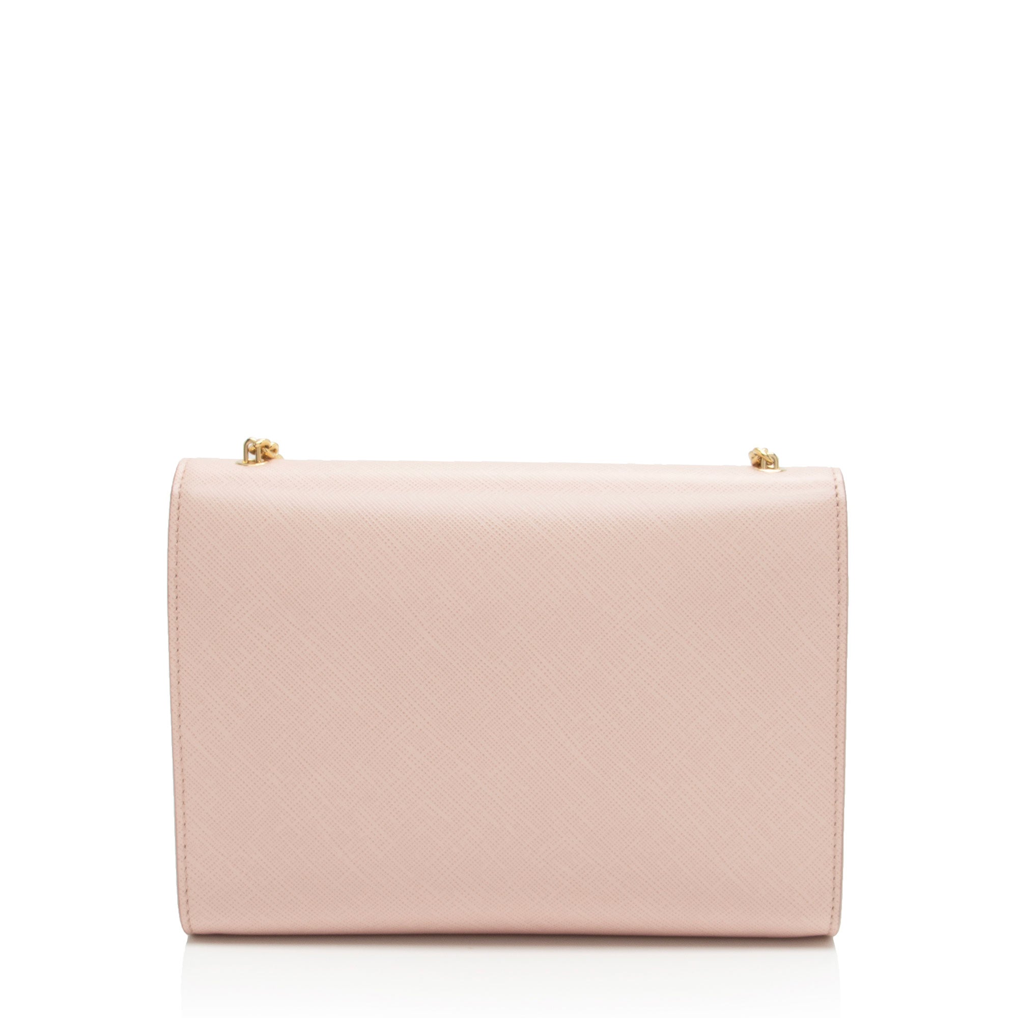 Salvatore Ferragamo Saffiano Miss Vara Mini Shoulder Bag (SHF-hCPEYM)