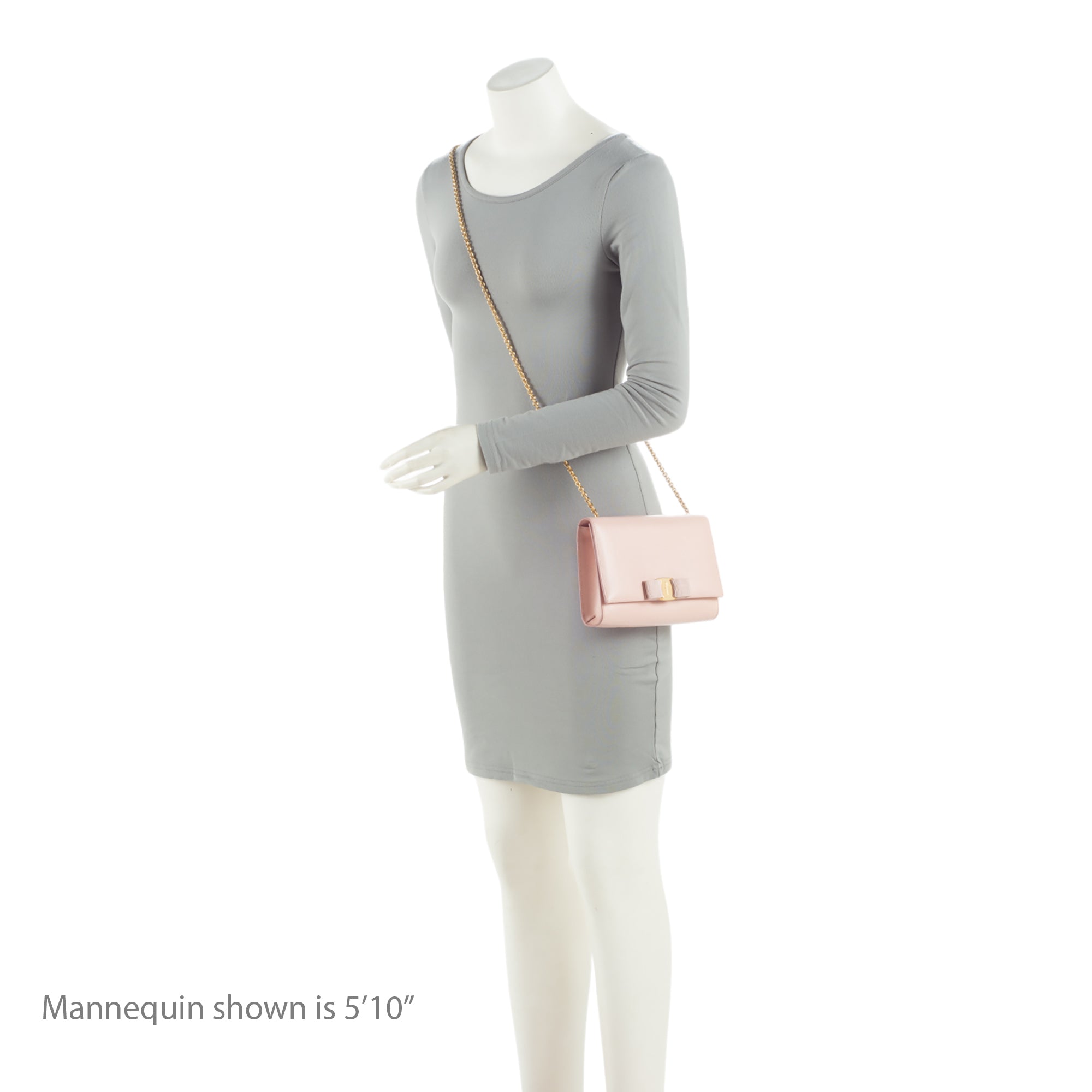 Salvatore Ferragamo Saffiano Miss Vara Mini Shoulder Bag (SHF-hCPEYM)
