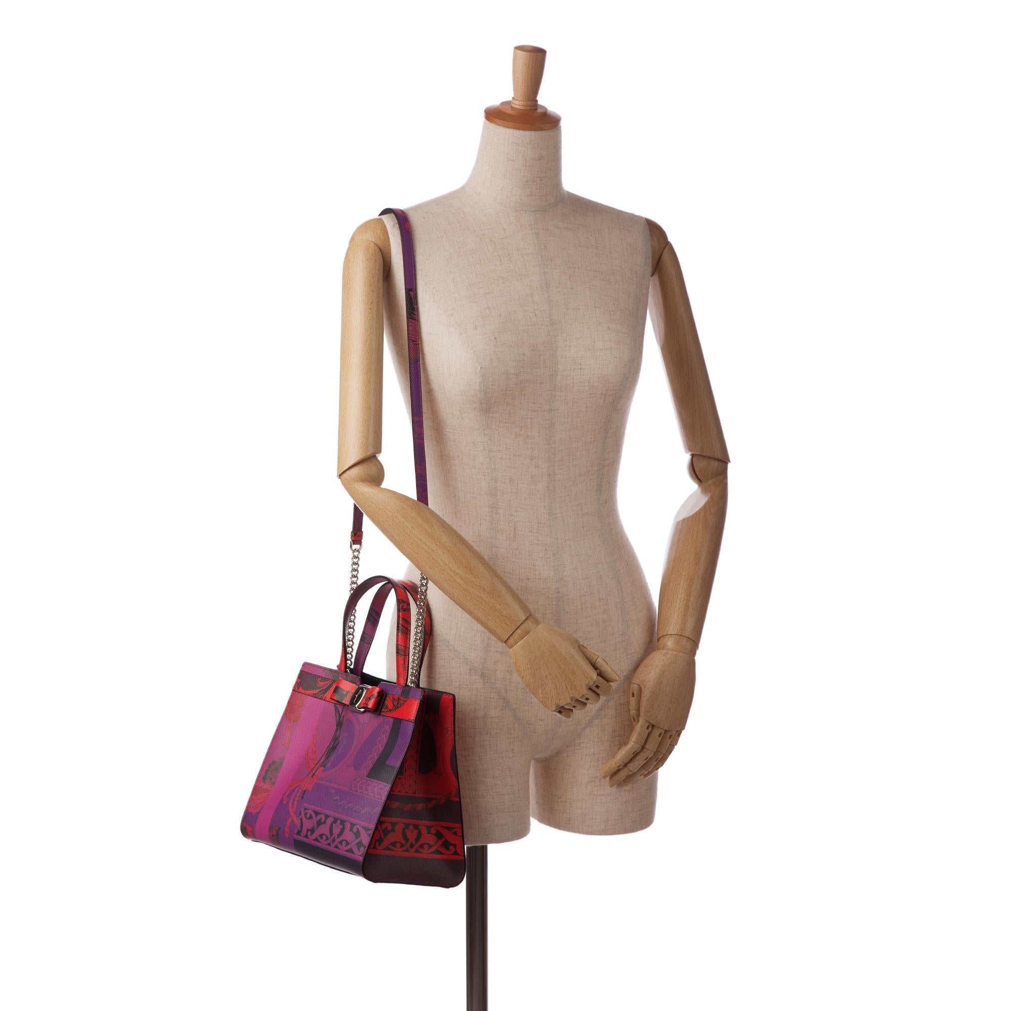 Salvatore Ferragamo Vara Bow Overdye Satchel (SHG-HoYE9s)