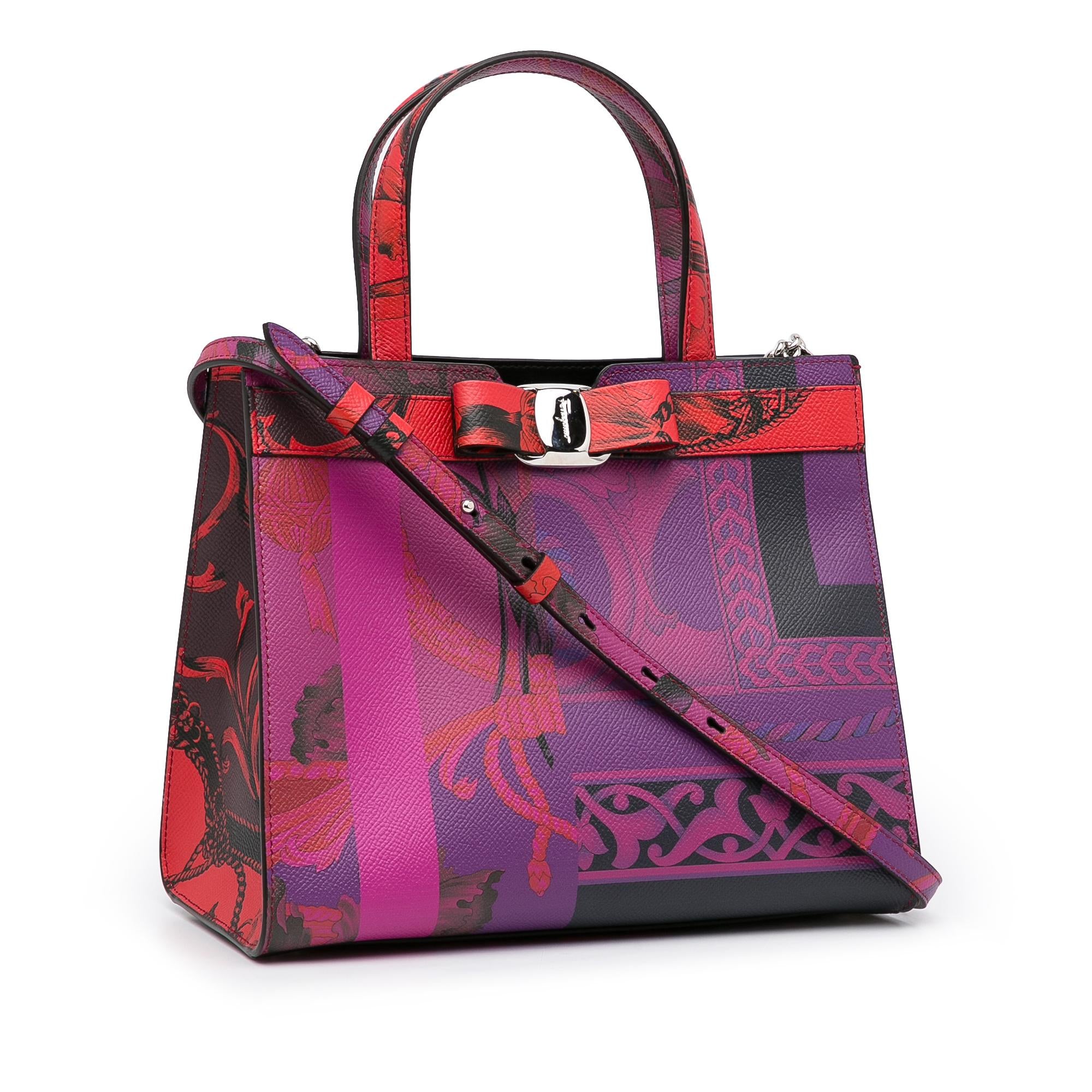 Salvatore Ferragamo Vara Bow Overdye Satchel (SHG-HoYE9s)