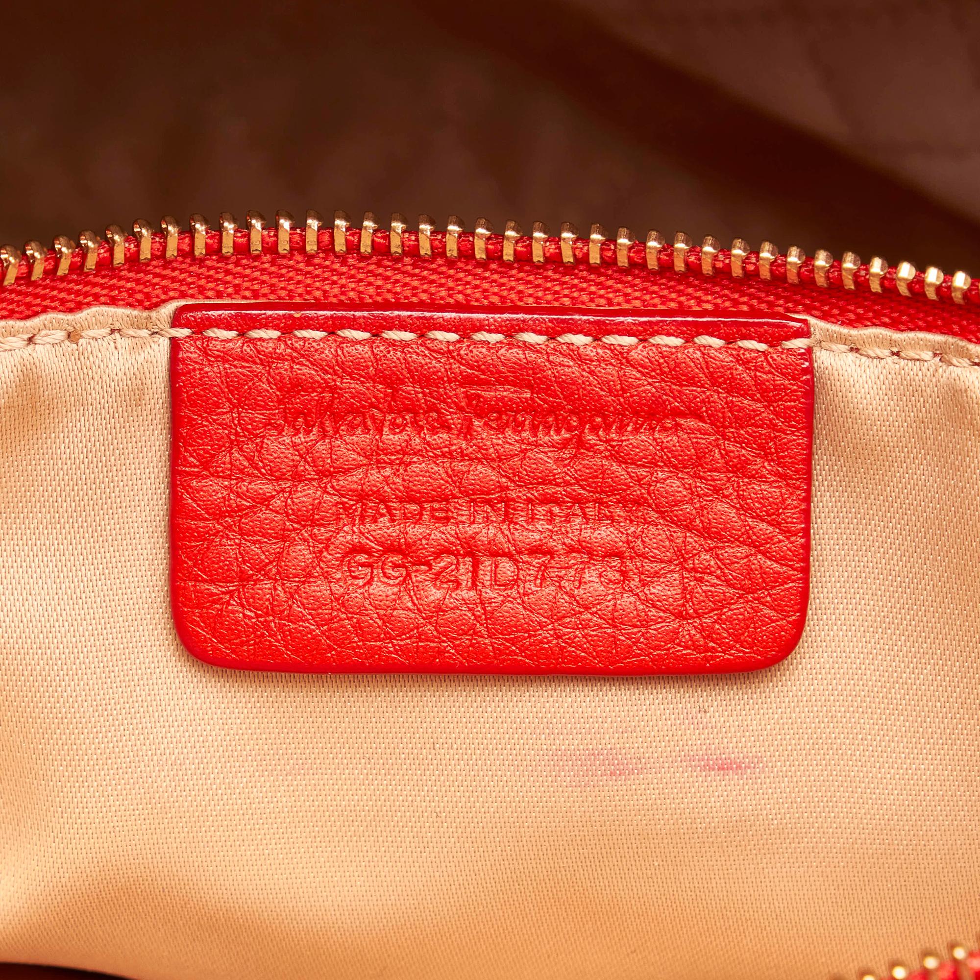 Salvatore Ferragamo Vara Leather Satchel (SHG-xAwTFp)
