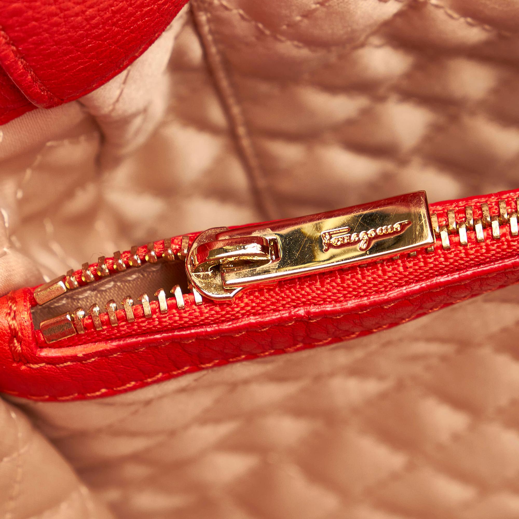 Salvatore Ferragamo Vara Leather Satchel (SHG-xAwTFp)