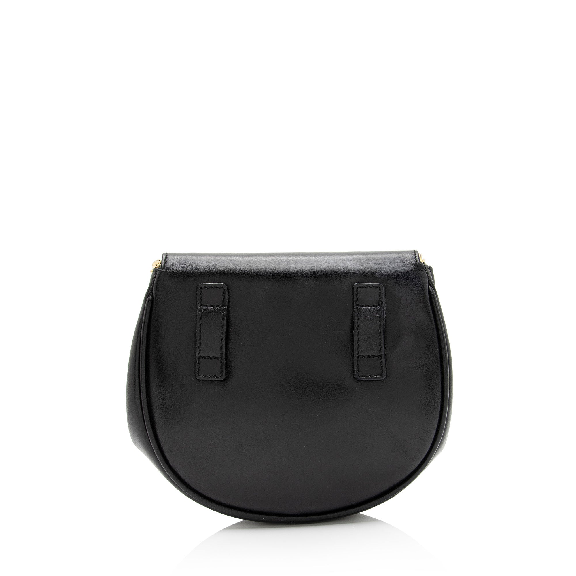 Salvatore Ferragamo Vintage Leather Gancini Convertible Mini Bag (SHF-BsHi0n)