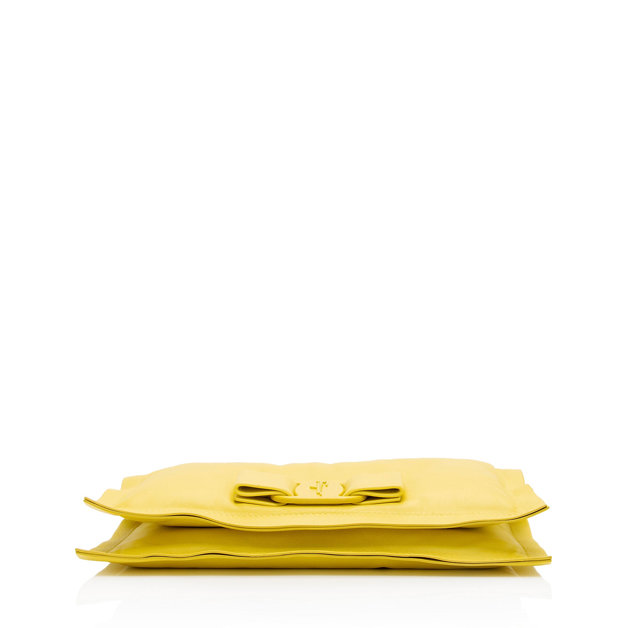 Salvatore Ferrragamo Leather Viva Bow Mini Bag (SHF-l2fqvf)