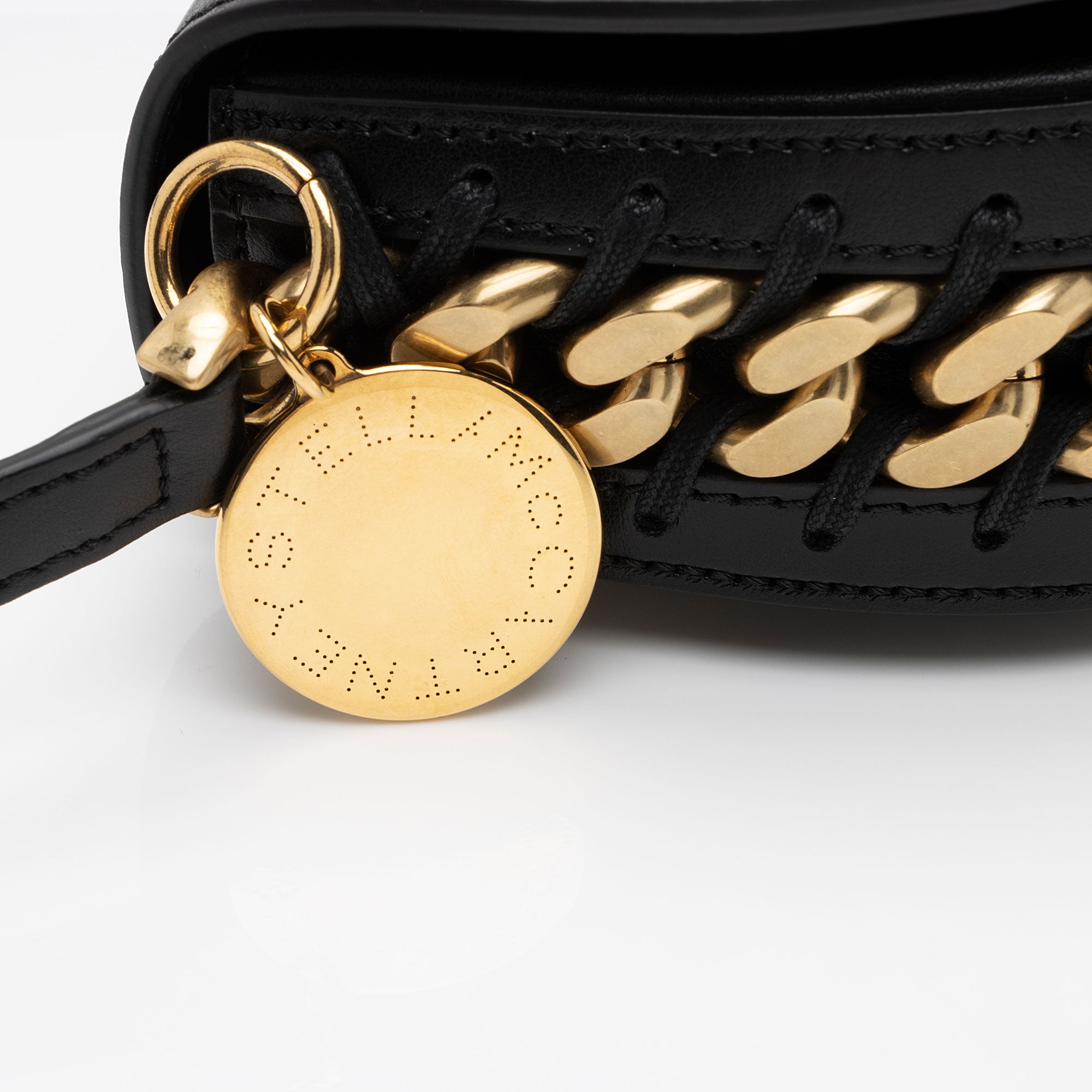 Stella McCartney Eco Alter Nappa Frayme Small Flap Shoulder Bag (SHF-dM1pBE)