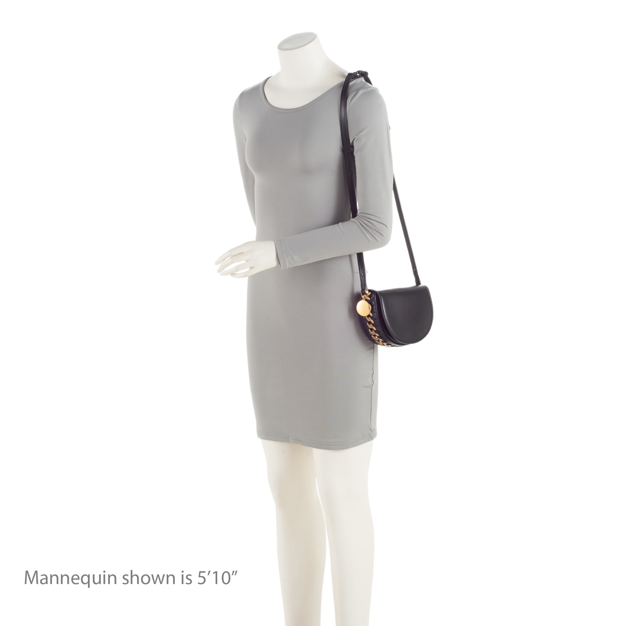 Stella McCartney Eco Alter Nappa Frayme Small Flap Shoulder Bag (SHF-dM1pBE)