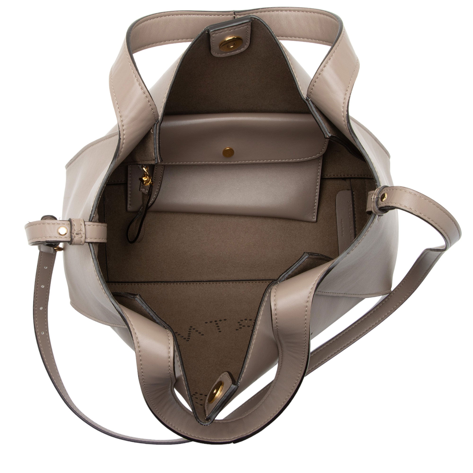 Stella McCartney Eco Alter Nappa Logo Mini Tote (SHF-vNamvC)
