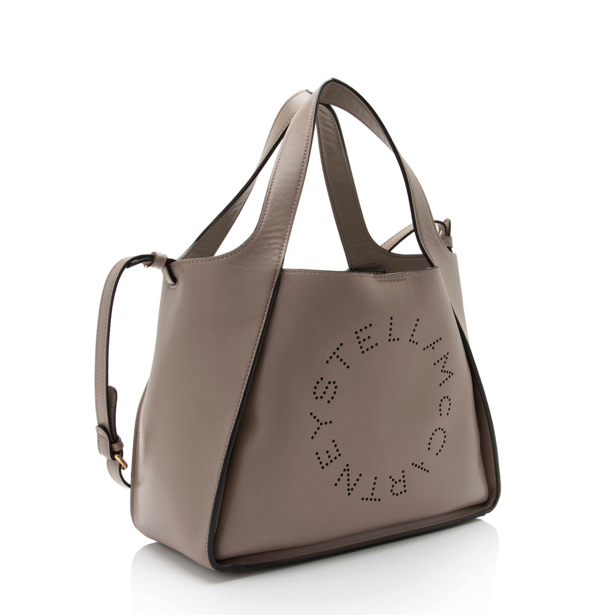Stella McCartney Eco Alter Nappa Logo Mini Tote (SHF-vNamvC)