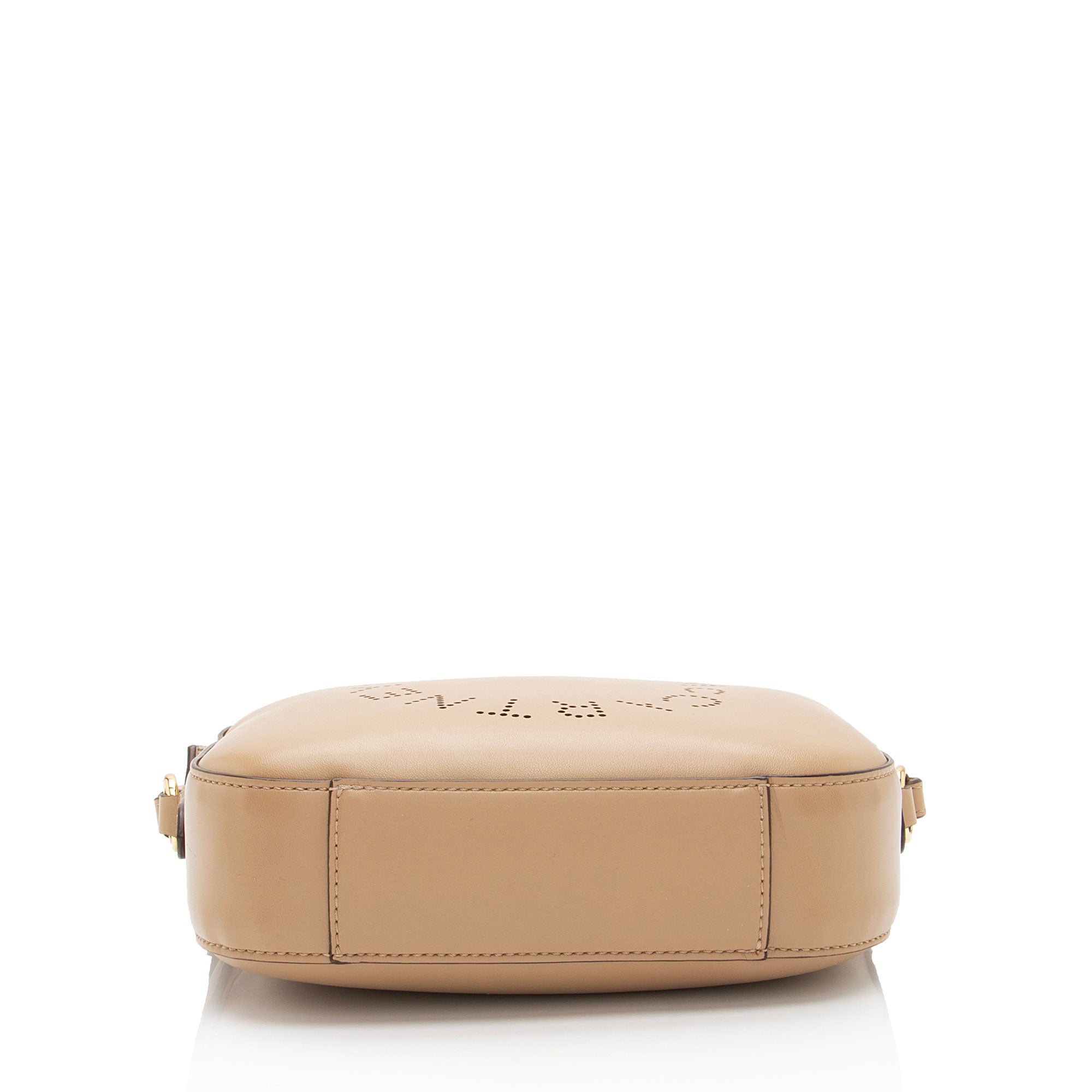 Stella McCartney Eco Alter Nappa Perforated Logo Mini Camera Bag (SHF-Cf8nbD)