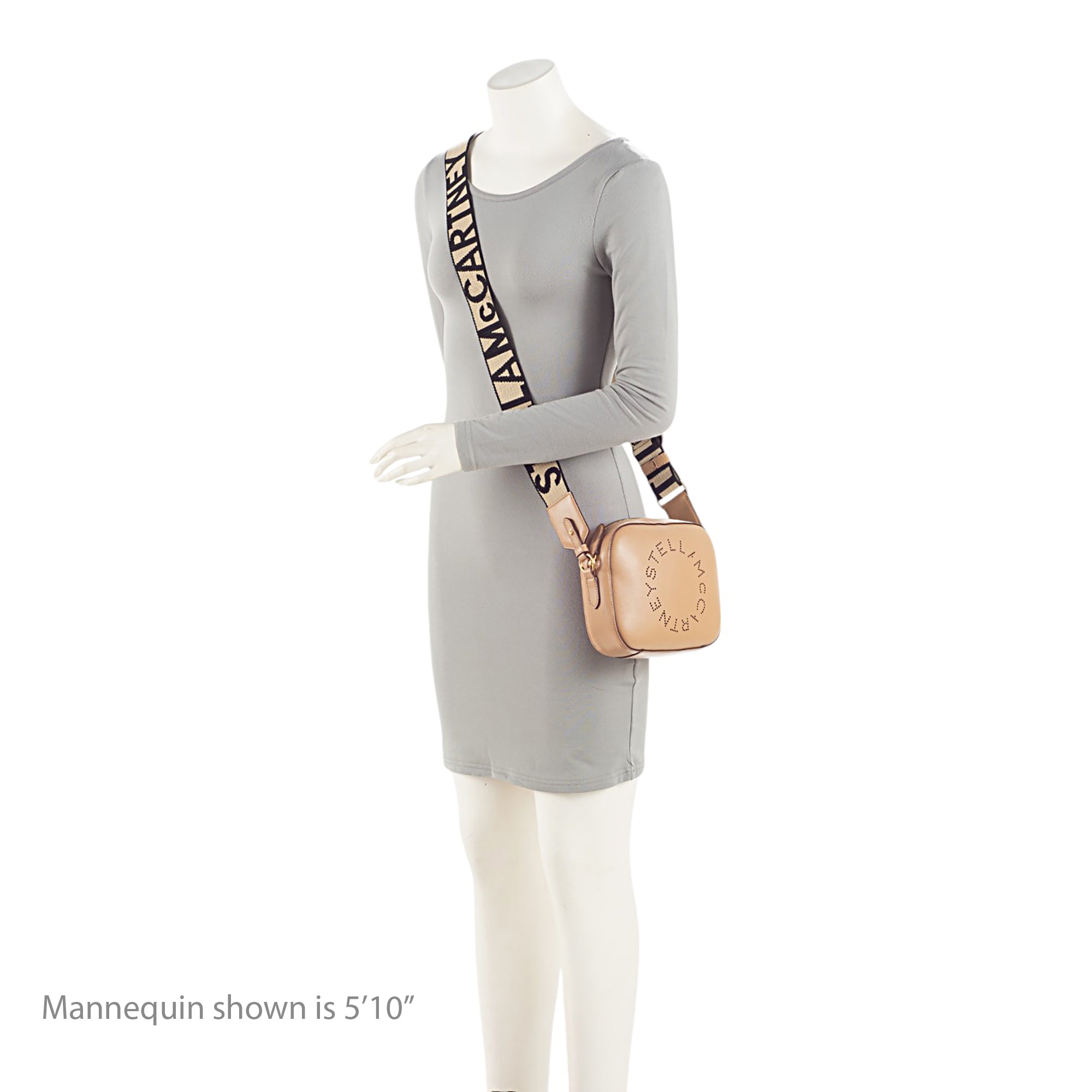 Stella McCartney Eco Alter Nappa Perforated Logo Mini Camera Bag (SHF-Cf8nbD)