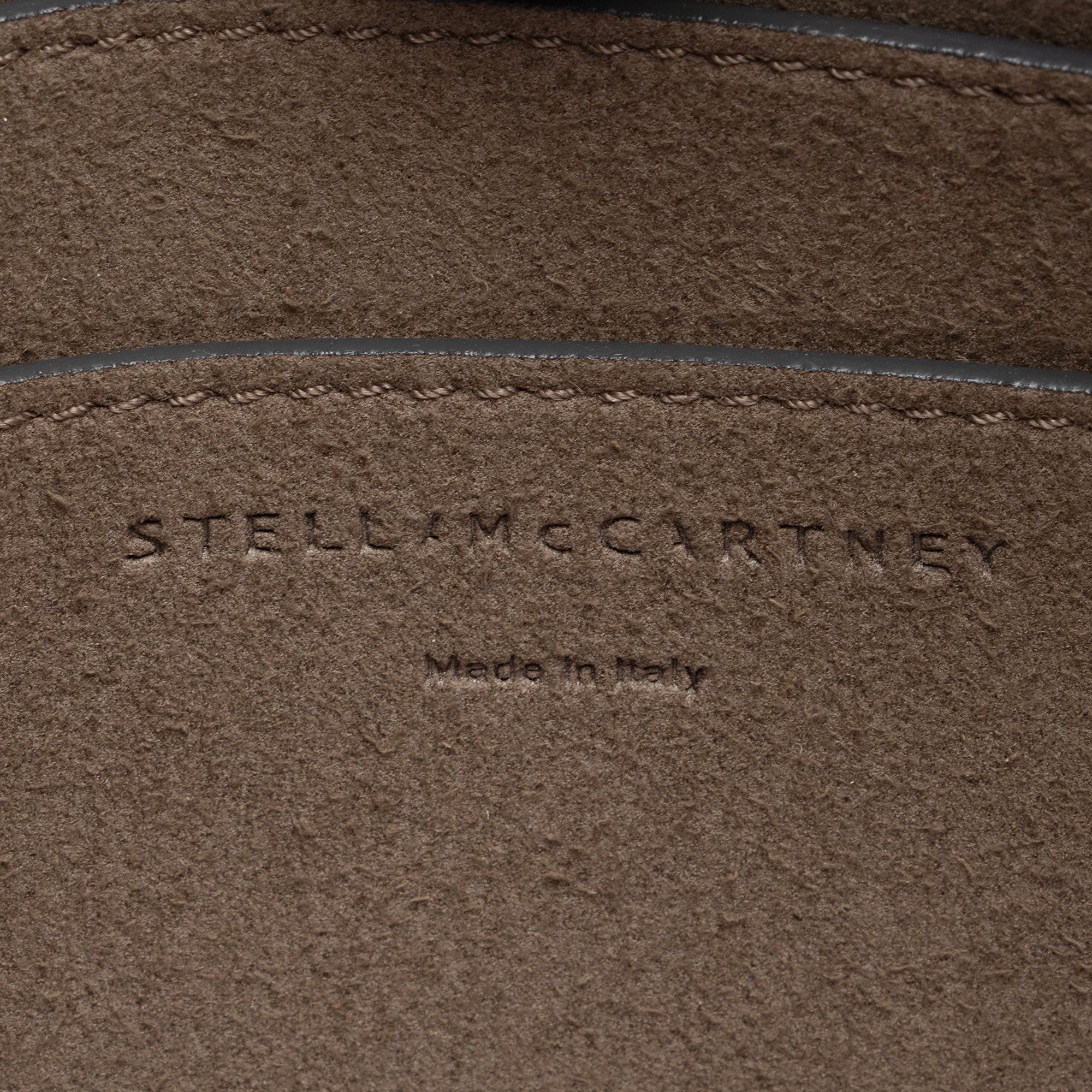 Stella McCartney Eco Alter Nappa Perforated Logo Mini Crossbody (SHF-K9g7PG)