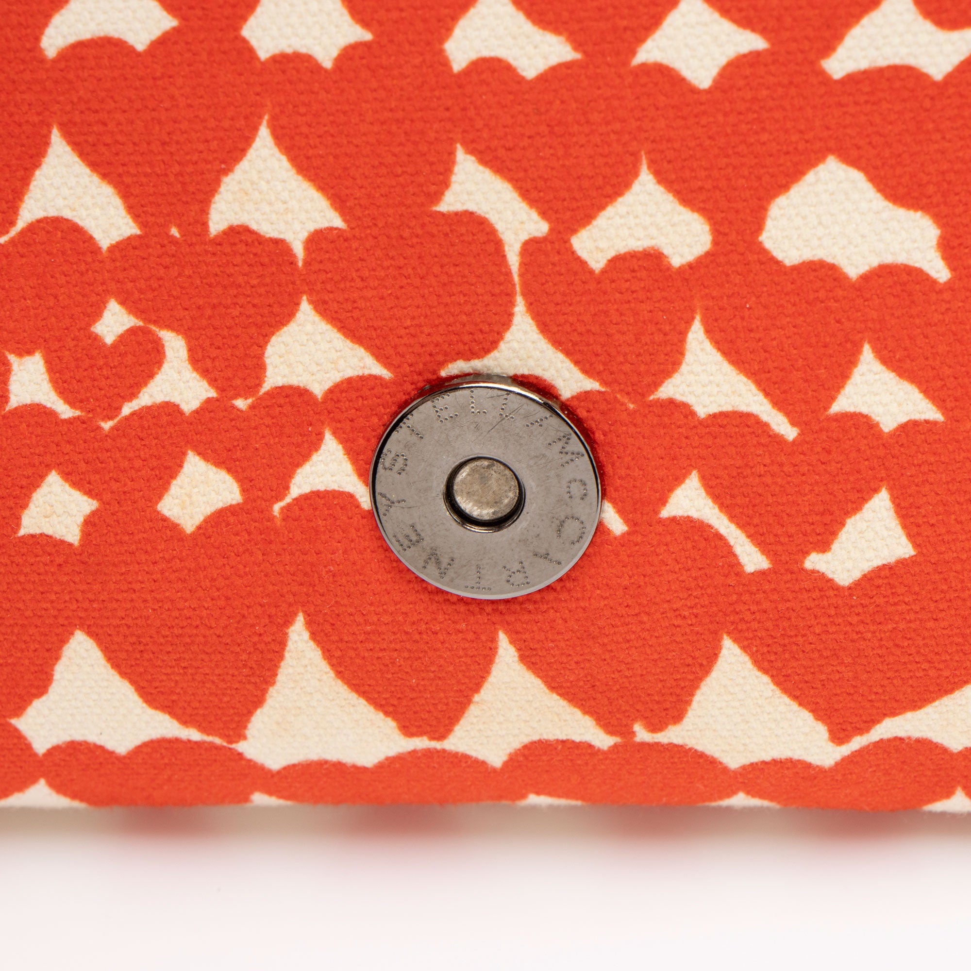 Stella McCartney Lipstick Heart Canvas Falabella Crossbody