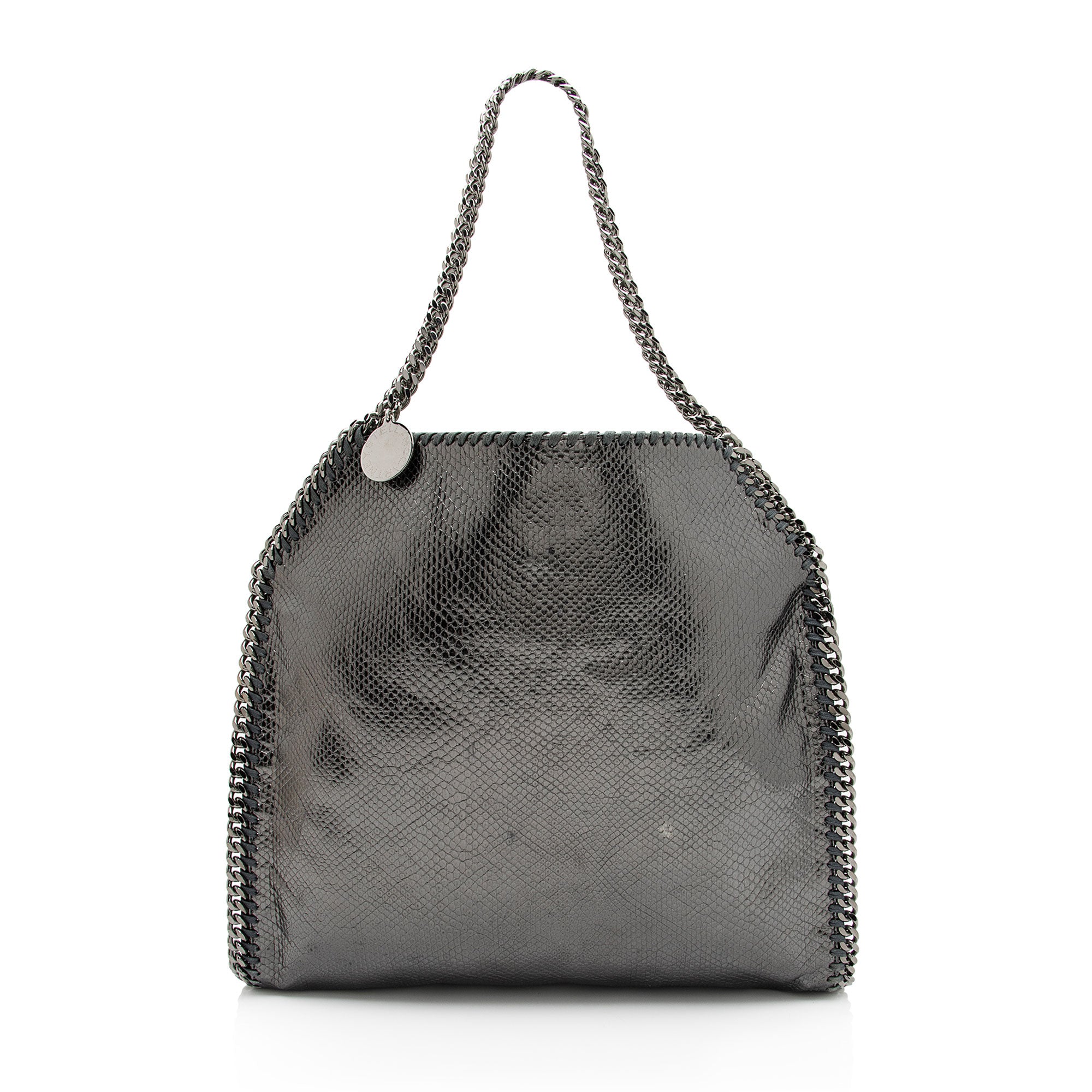 Stella McCartney Metallic Faux Snakeskin Falabella Small Stella McCartney Metallic Faux Snakeskin Falabella Small