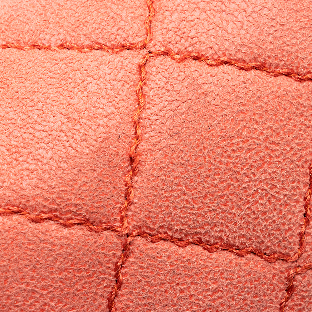 Stella McCartney Quilted Shaggy Deer Falabella Fold Over Large Clutch (SHF-22118)