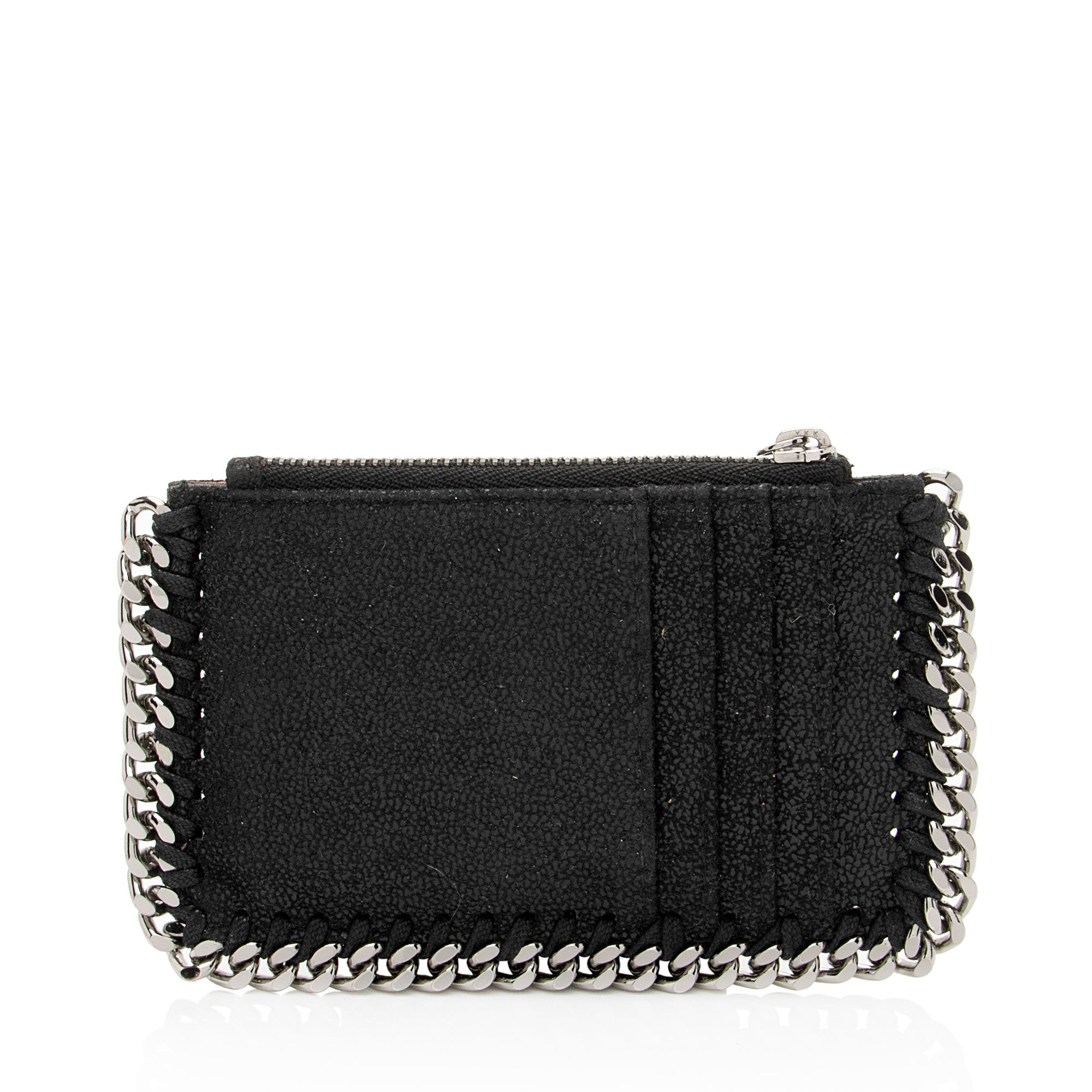 Stella McCartney Shaggy Deer Falabella Card Holder (SHF-2uI6ip)