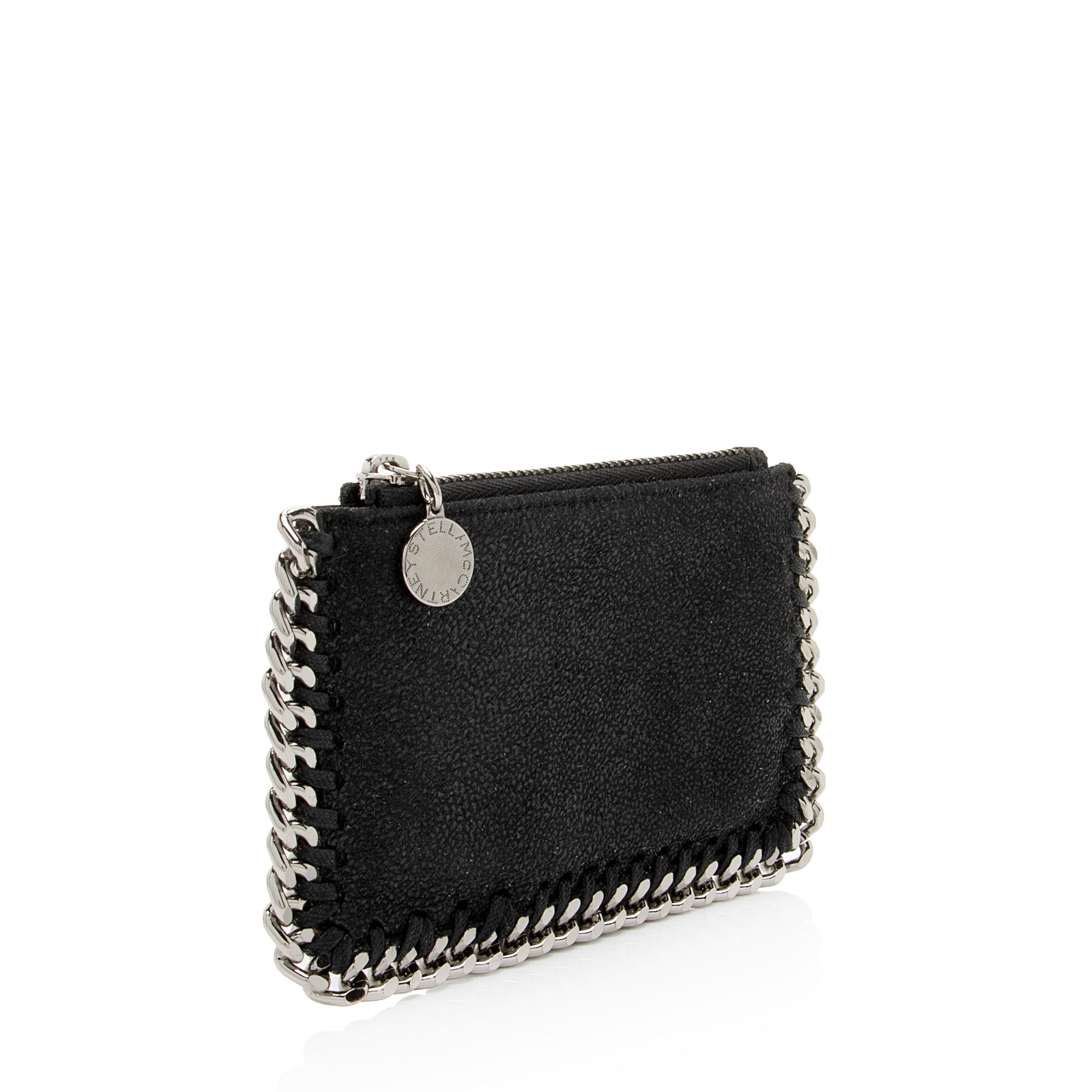 Stella McCartney Shaggy Deer Falabella Card Holder (SHF-2uI6ip)
