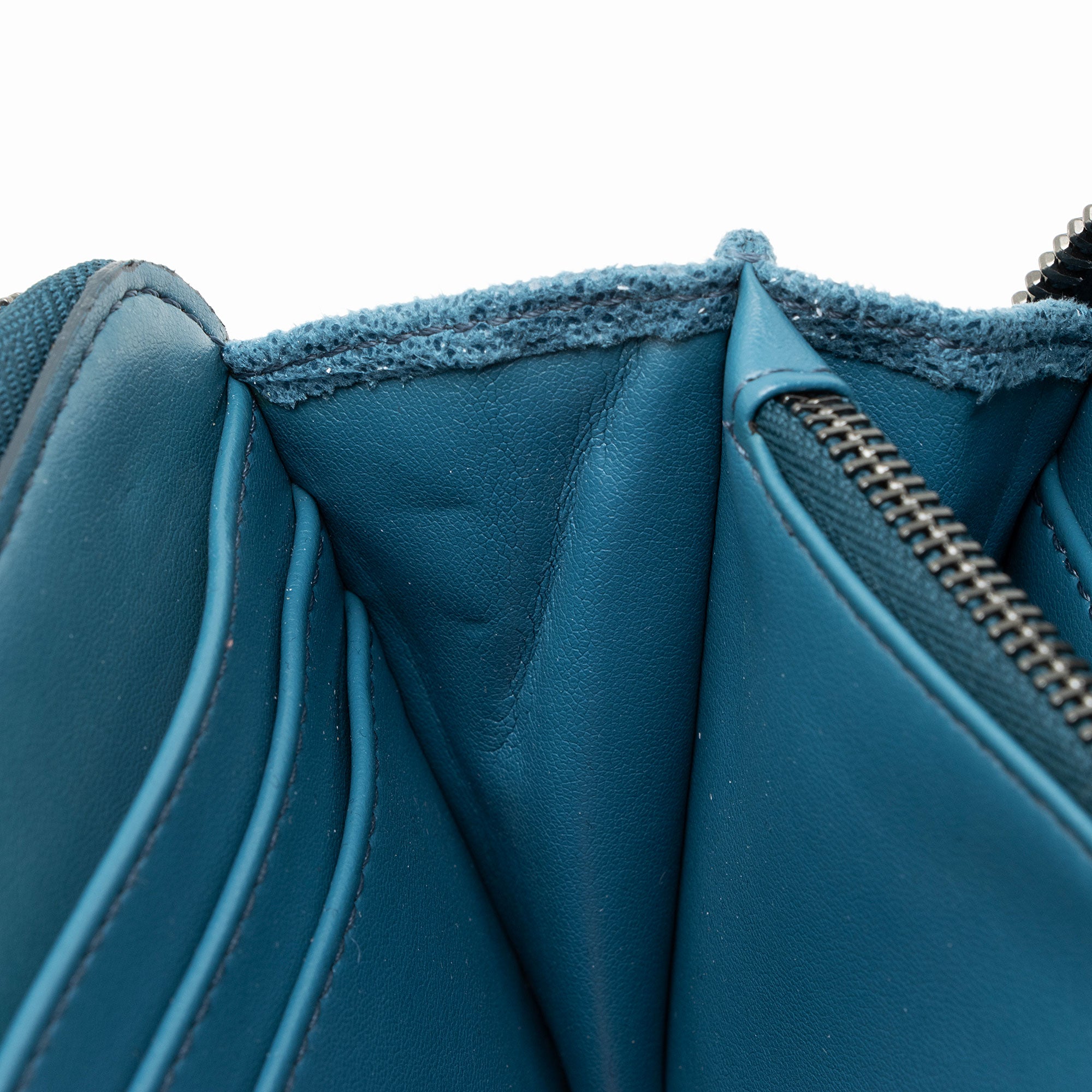 Stella McCartney Shaggy Deer Falabella Zip Around Wallet