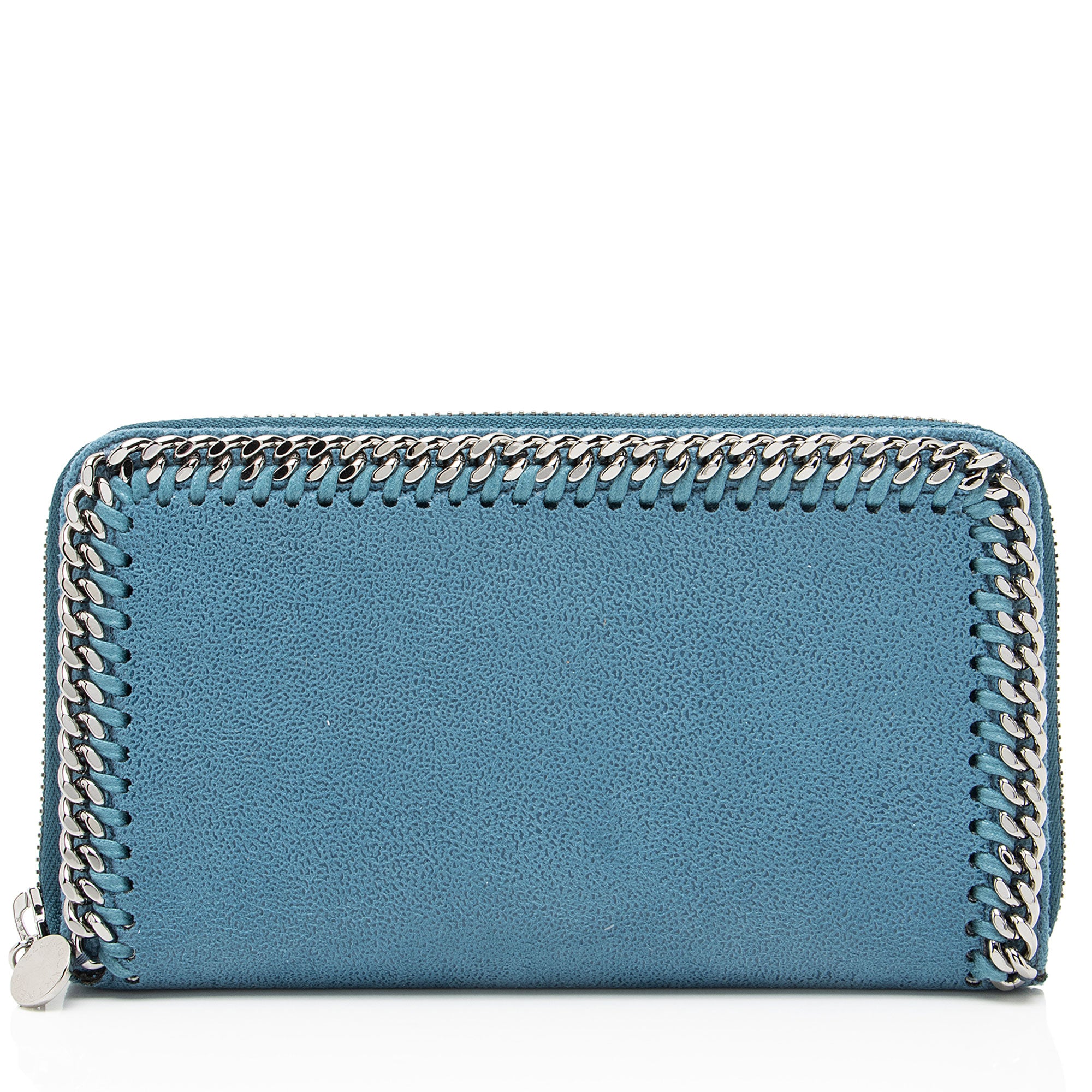 Stella McCartney Shaggy Deer Falabella Zip Around Wallet