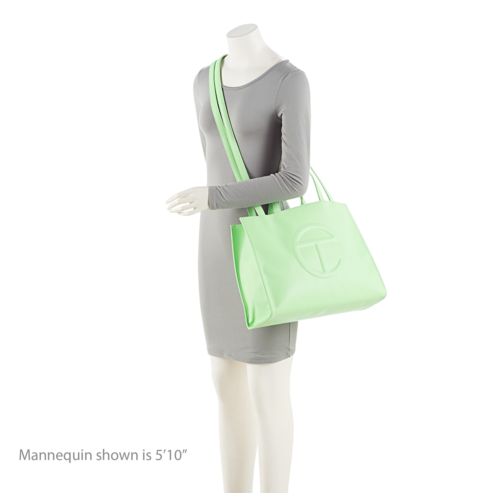 Telfar Faux Leather Medium Shopping Tote