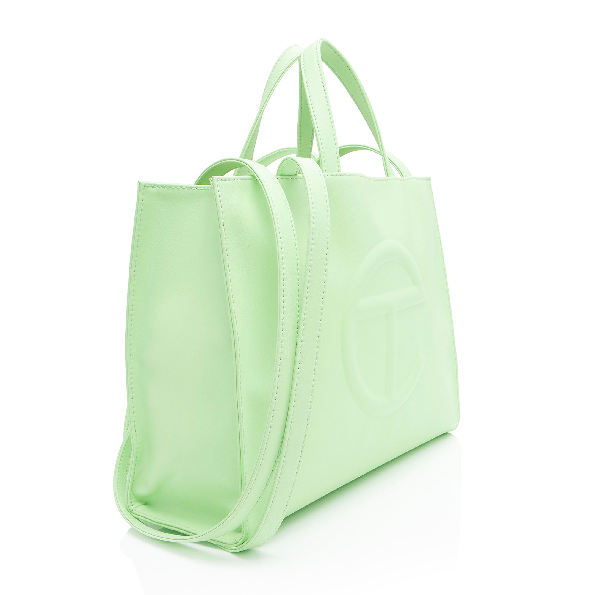 Telfar Faux Leather Medium Shopping Tote