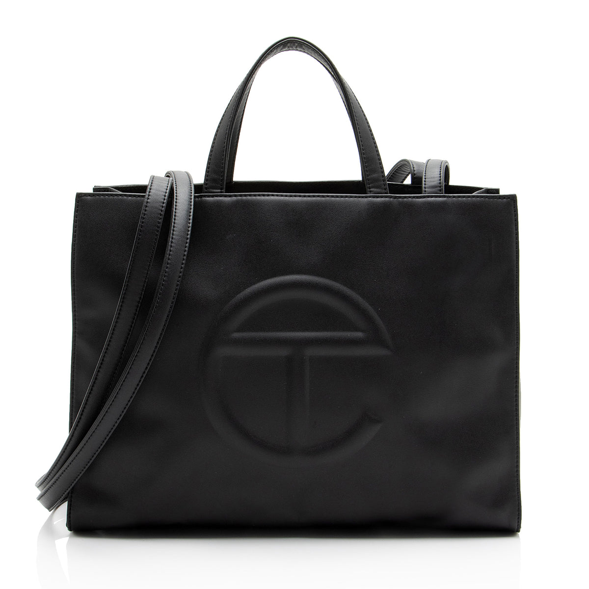 Telfar Faux Leather Medium Shopping Tote
