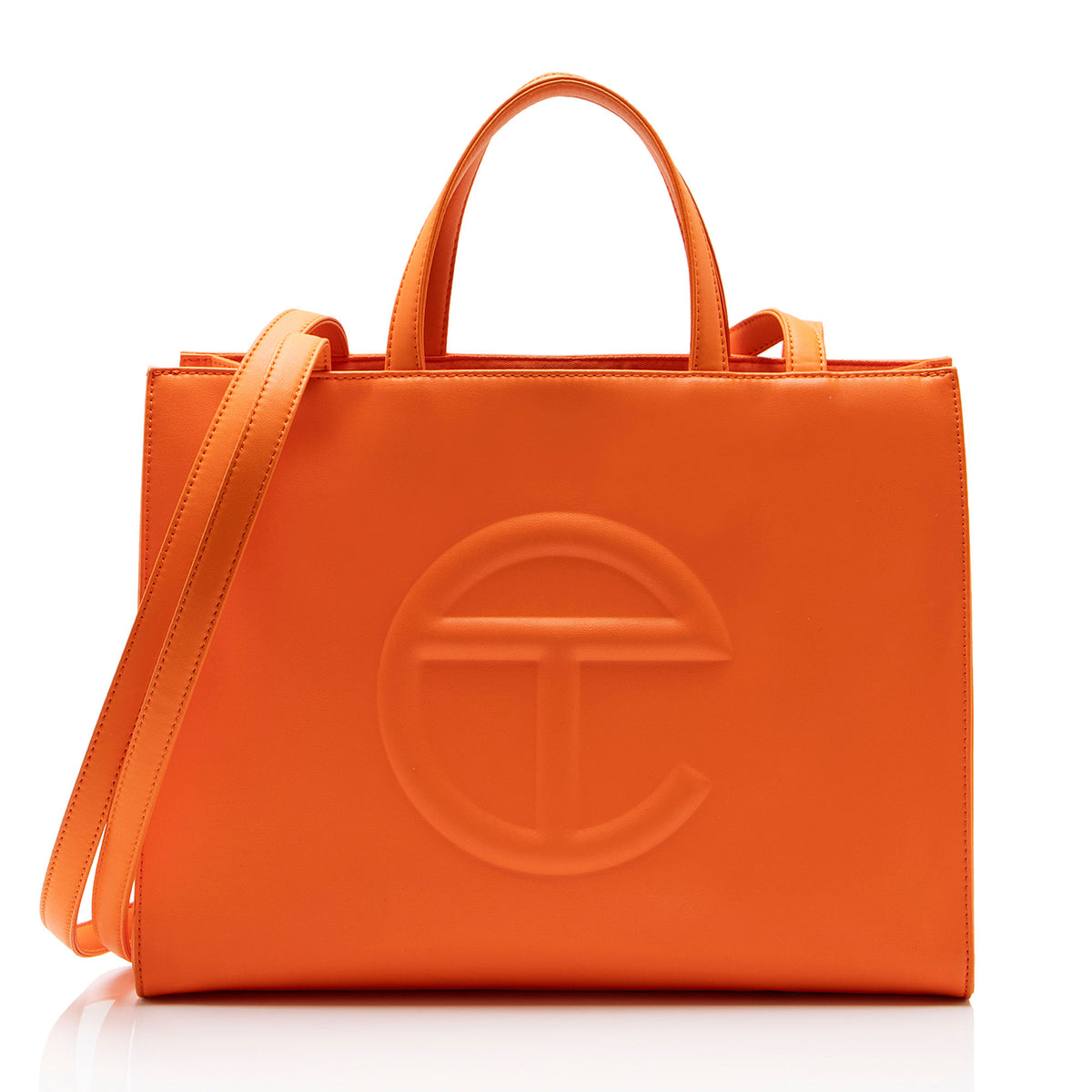 Telfar Faux Leather Medium Shopping Tote