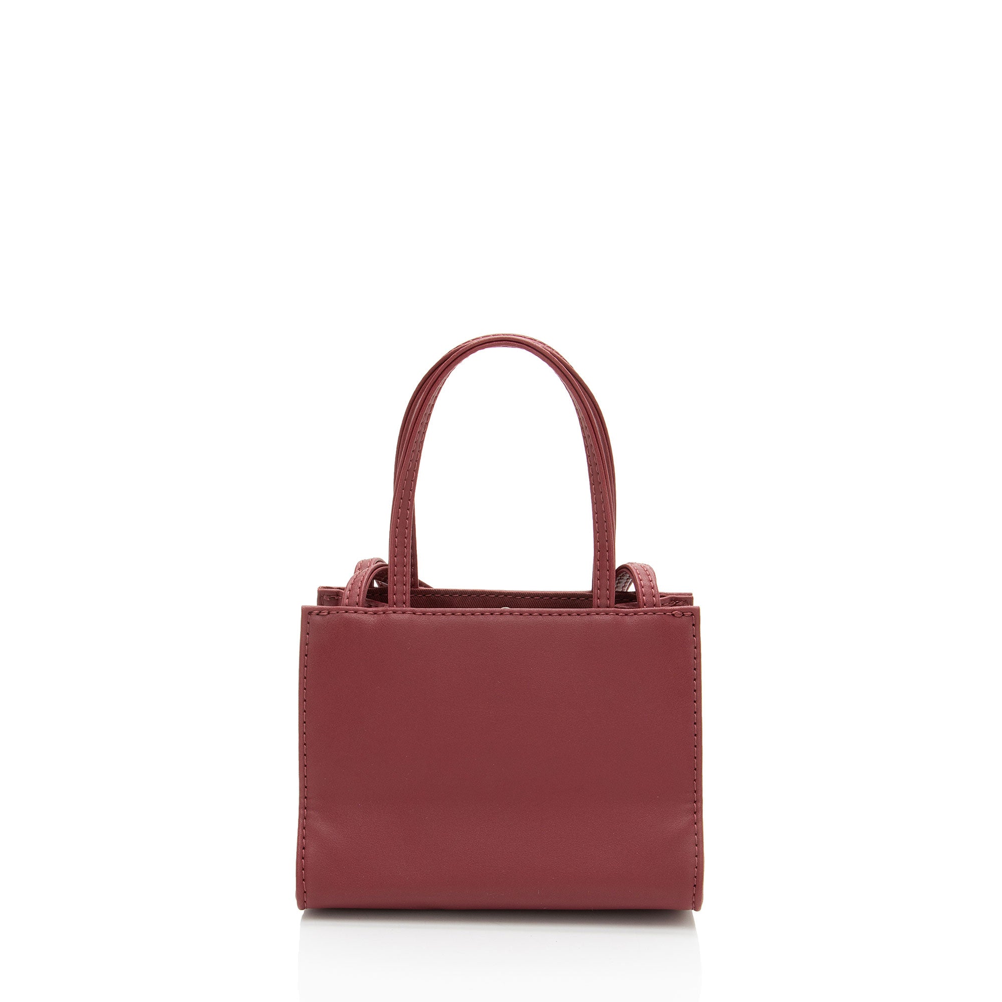 Telfar Faux Leather Small Shopping Tote