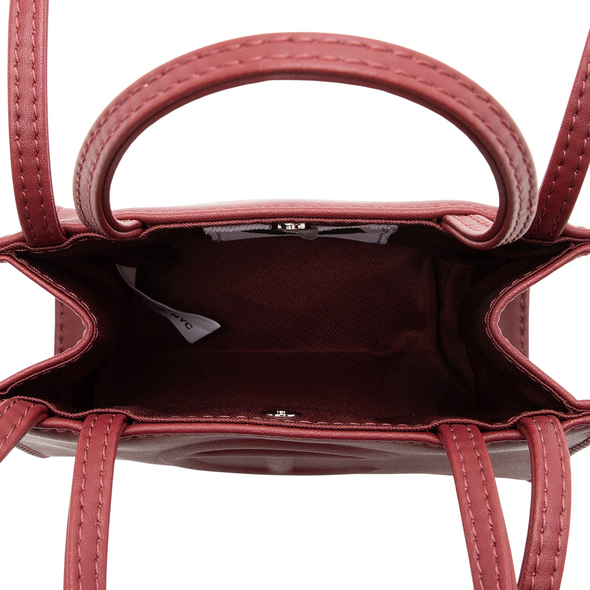 Telfar Faux Leather Small Shopping Tote
