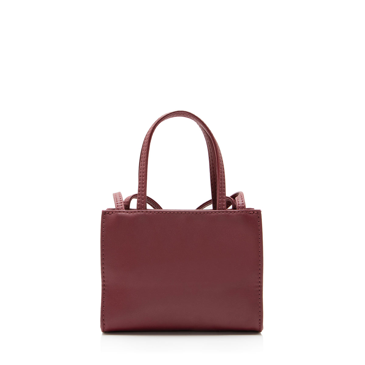 Telfar Faux Leather Small Shopping Tote