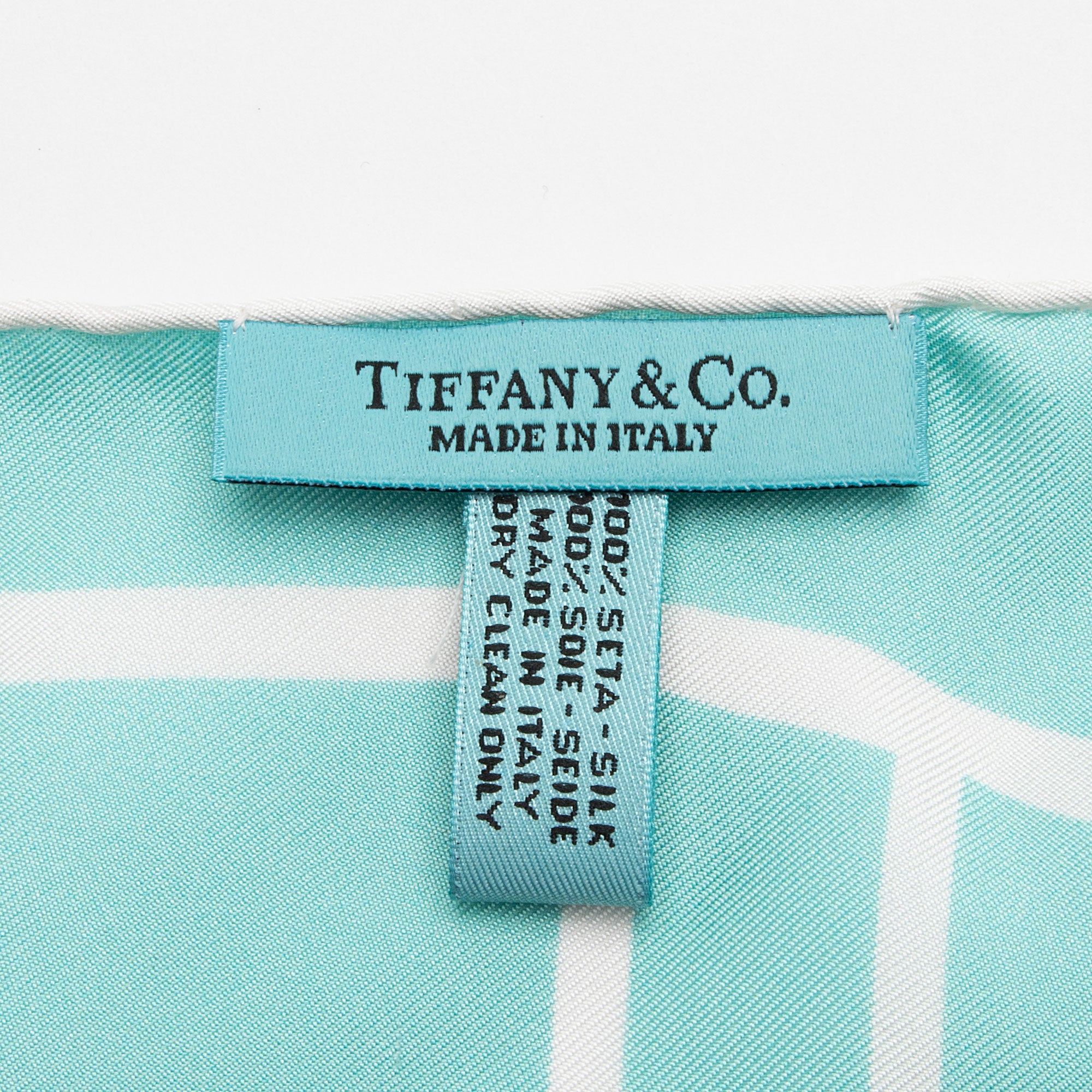 Tiffany Silk Manhattan Map 45cm Scarf