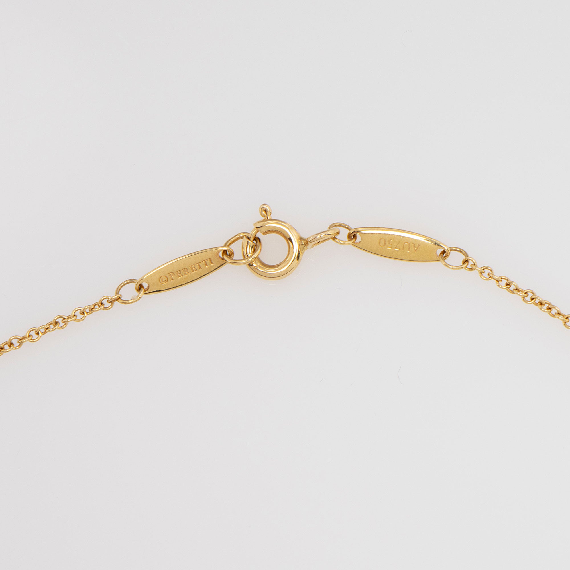 Tiffany & Co. 18k Gold Diamonds By The Yard Necklace (SHF-gWwcxF)