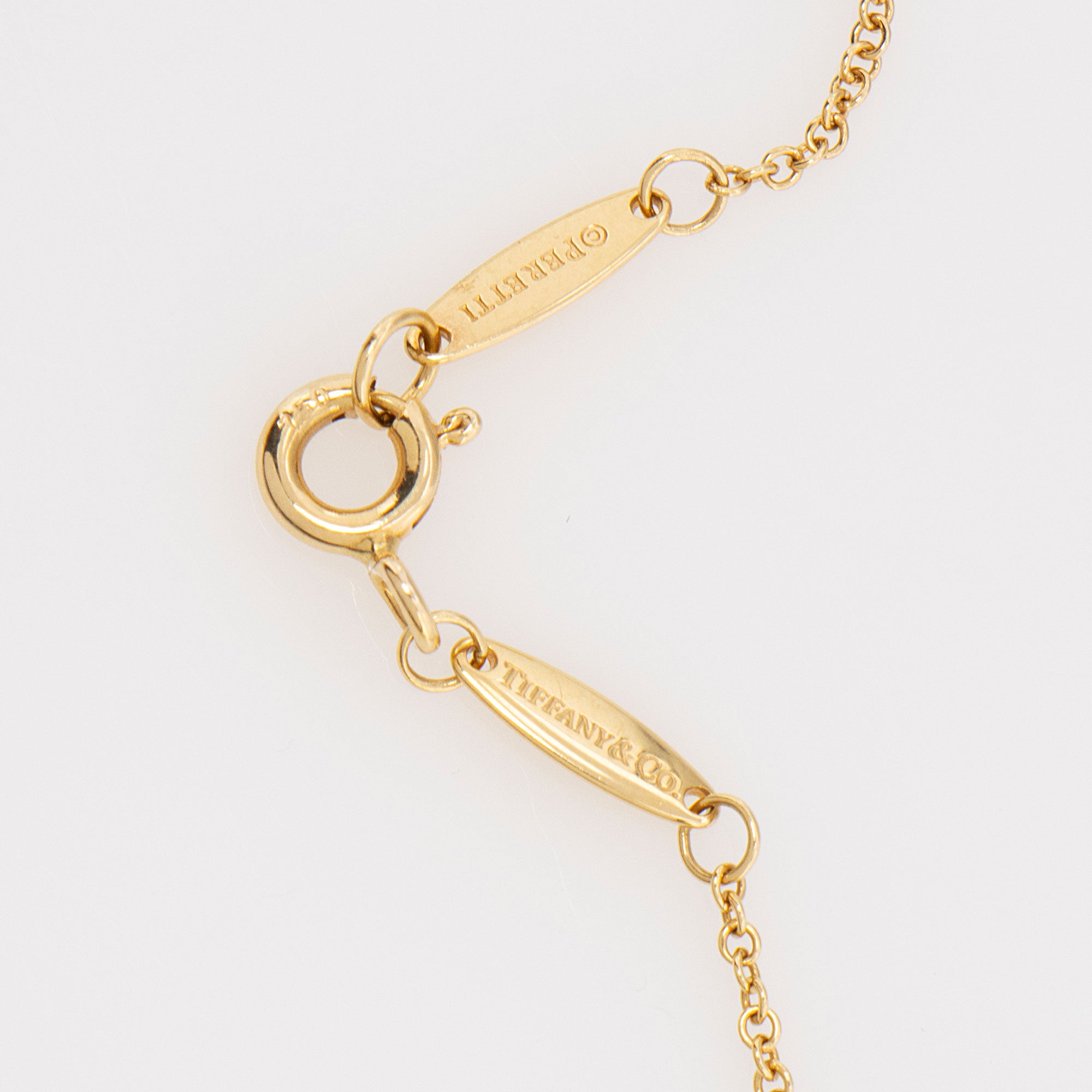 Tiffany & Co. 18k Gold Diamonds By The Yard Necklace (SHF-gWwcxF)