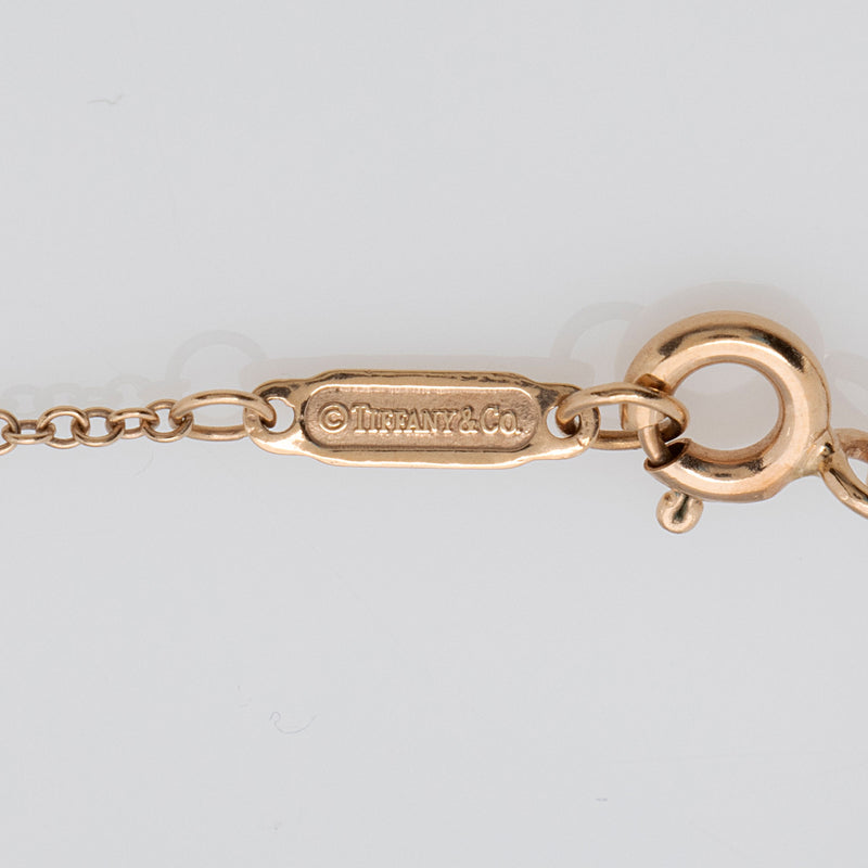 Tiffany & Co. 18k Rose Yellow Gold Oval Key Pendant Necklace (SHF-SxbZ0Y)
