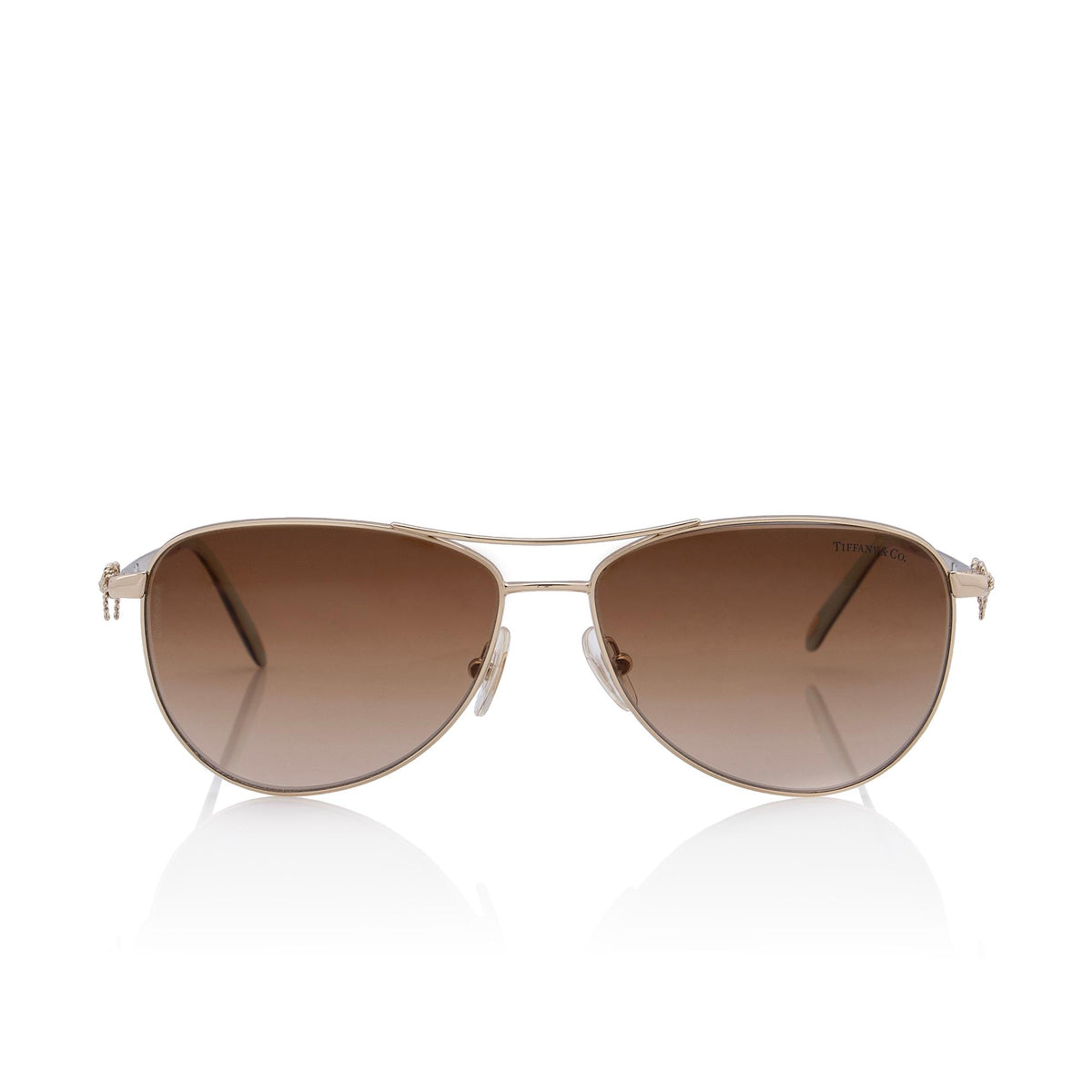 Tiffany & Co. Bow Aviator Sunglasses (SHF-AbvpPo) display picture 1