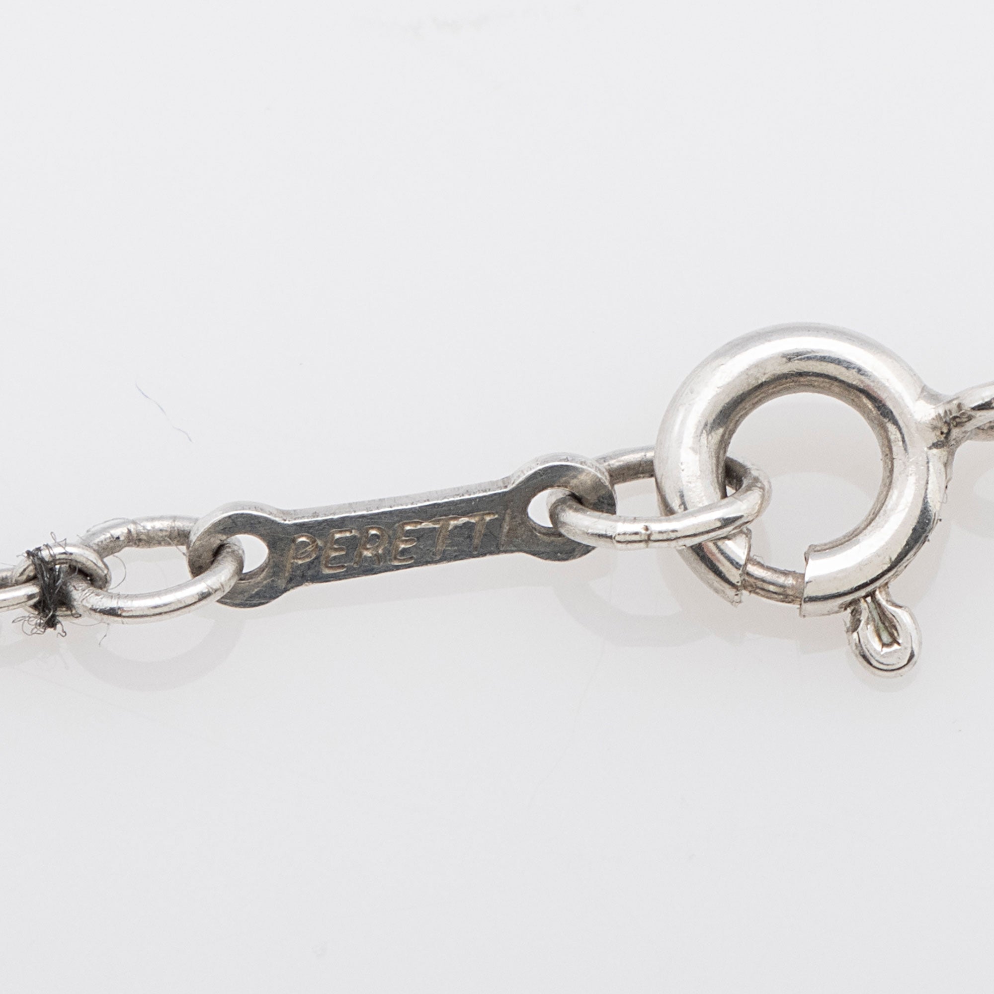Tiffany & Co. Elsa Peretti Sterling Silver Apple Necklace