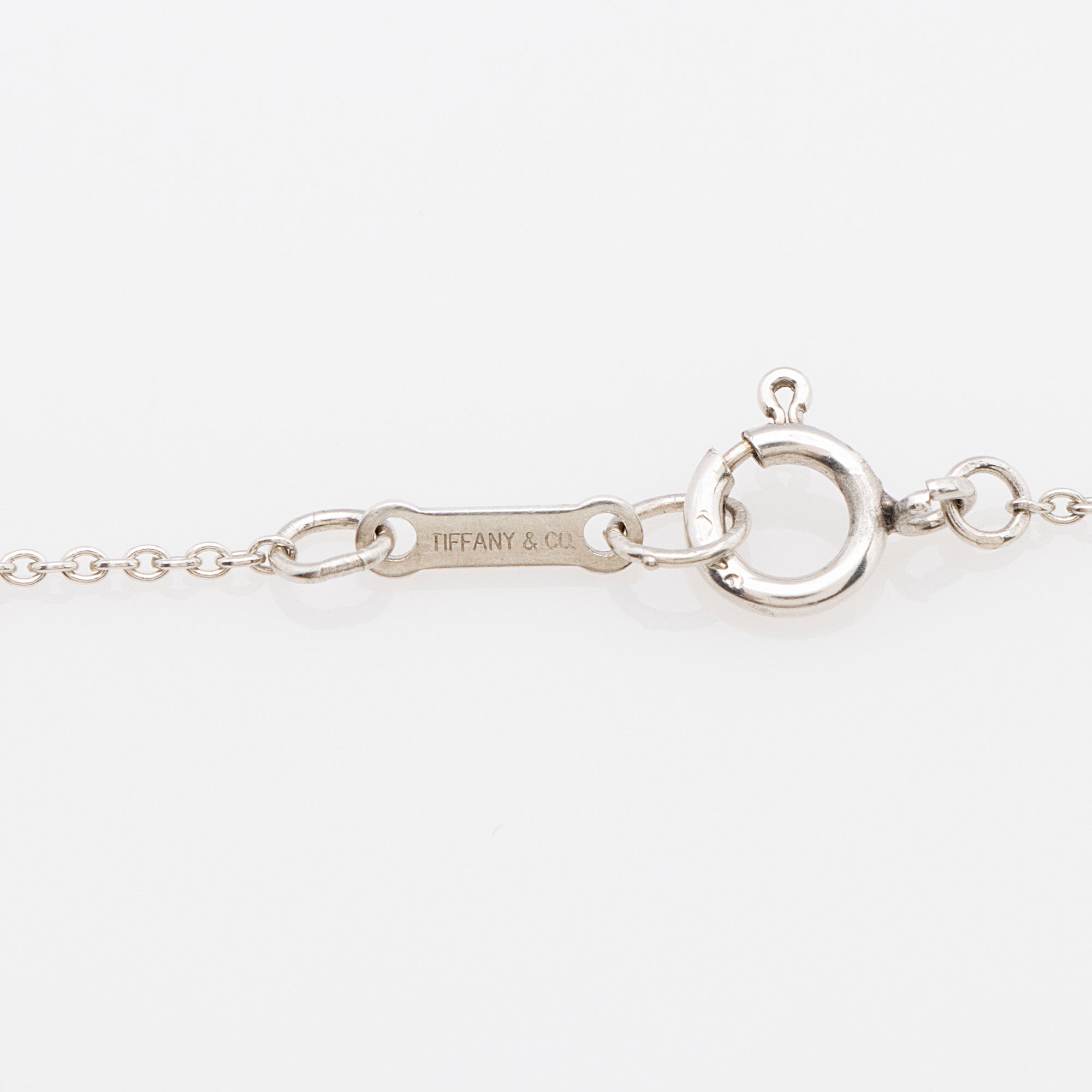 Tiffany & Co. Elsa Peretti Sterling Silver Bean 9mm Necklace