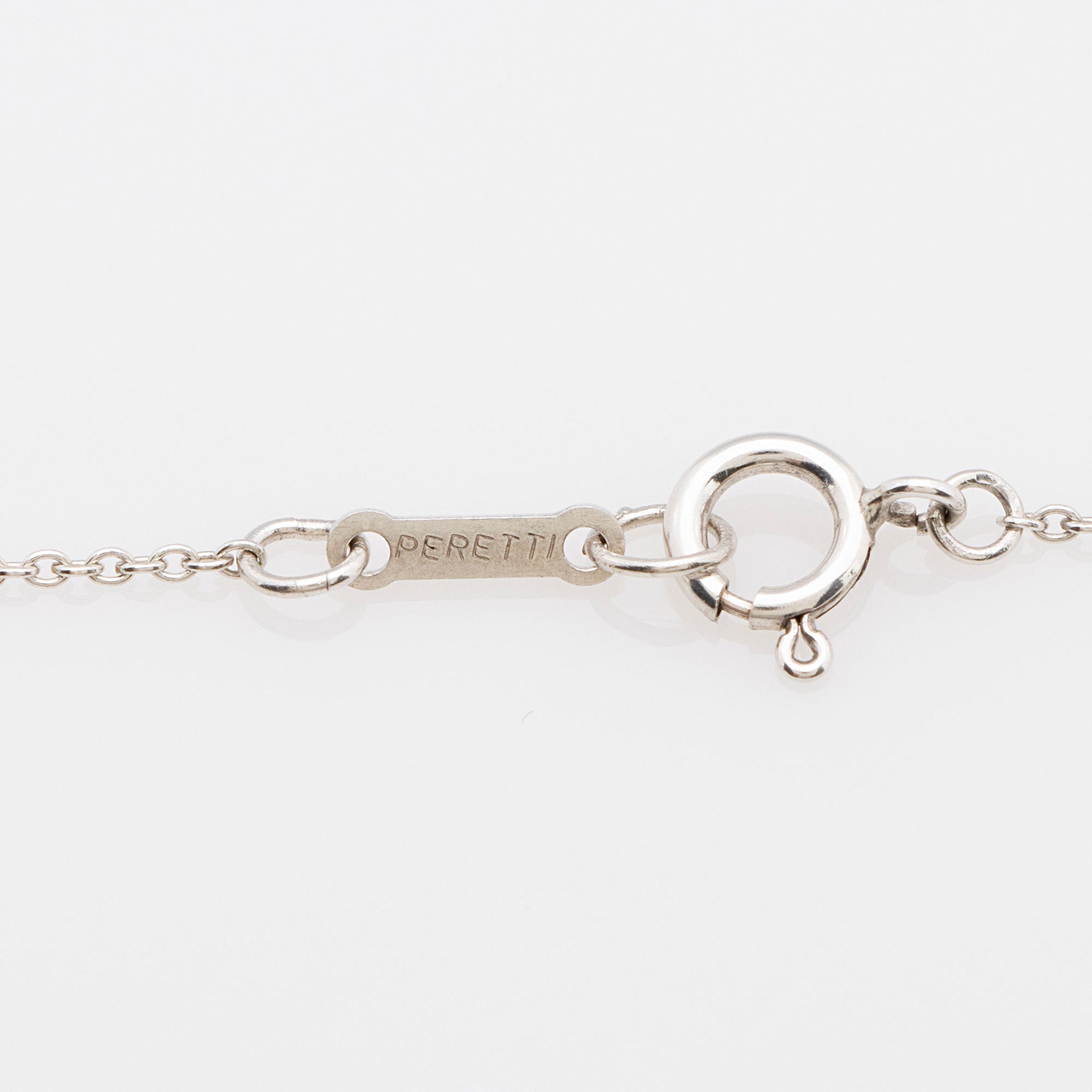 Tiffany & Co. Elsa Peretti Sterling Silver Bean 9mm Necklace
