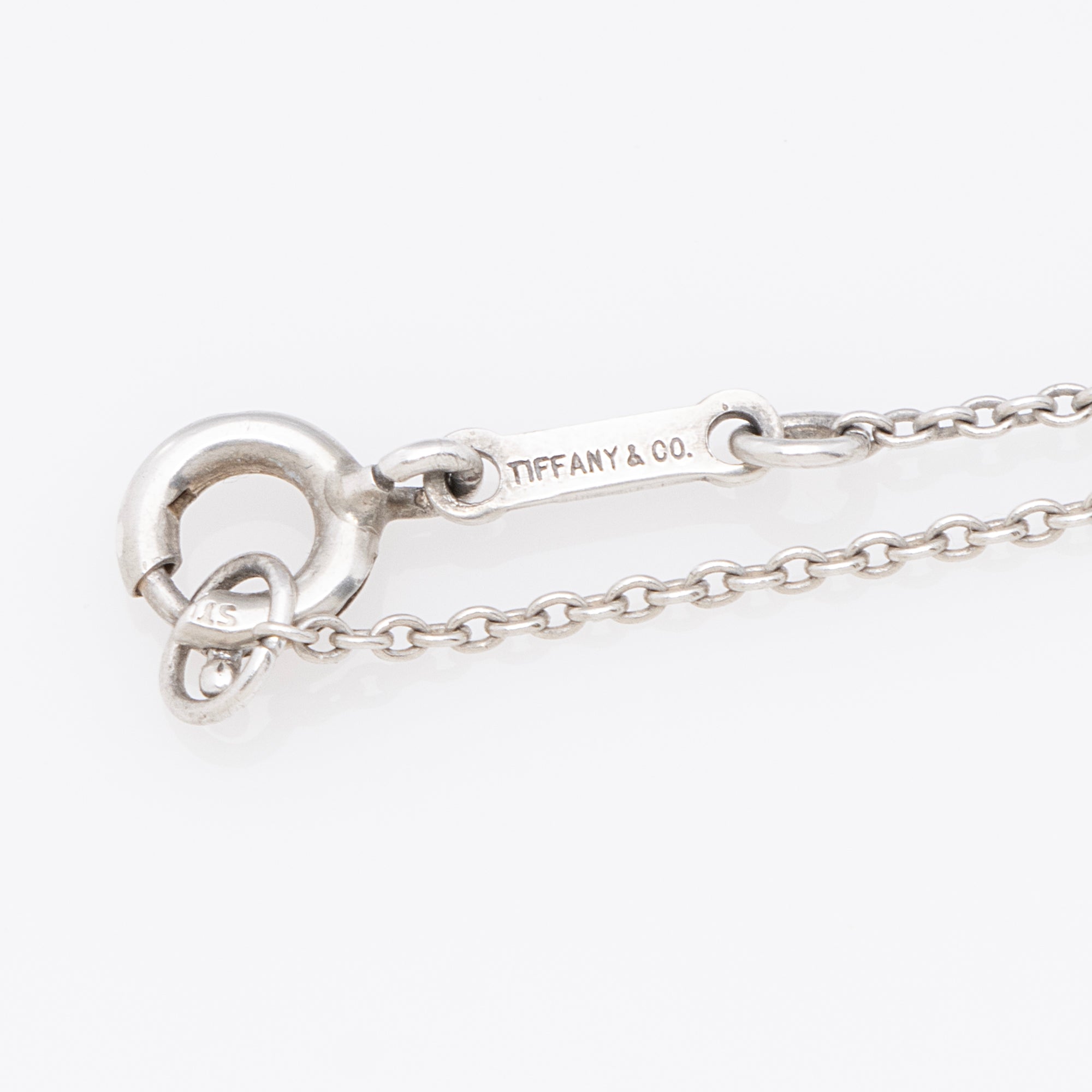 Tiffany & Co. Elsa Peretti Sterling Silver Bean 9mm Necklace