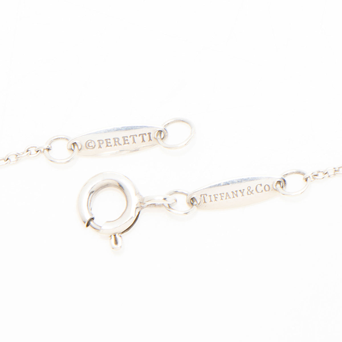 Tiffany & Co. Elsa Peretti Sterling Silver Bean 9mm Necklace
