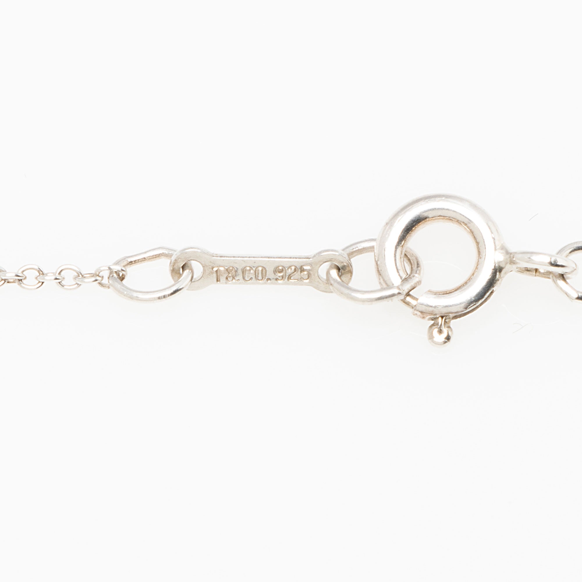 Tiffany & Co. Elsa Peretti Sterling Silver Double Loop Necklace