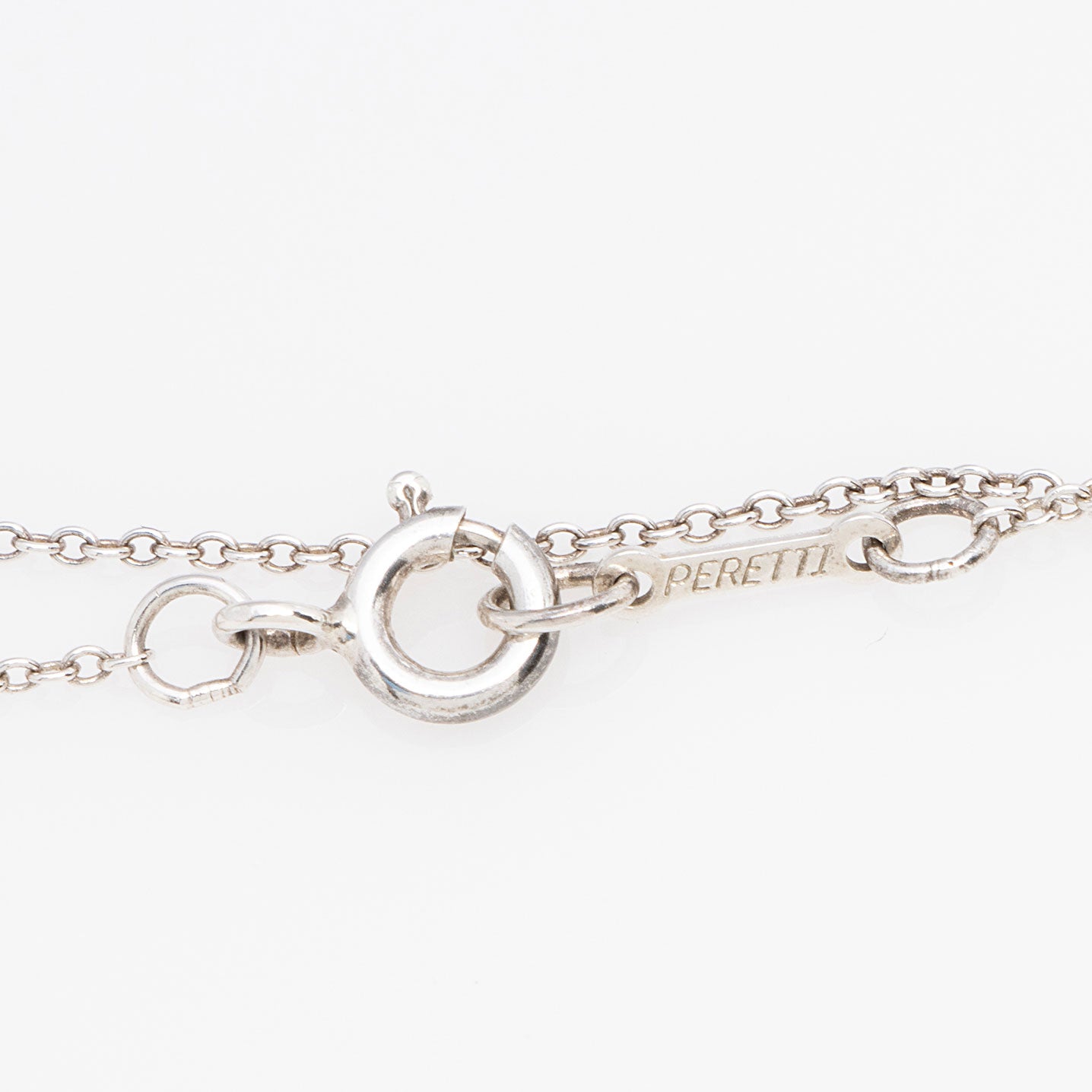 Tiffany & Co. Elsa Peretti Sterling Silver Full Heart Necklace