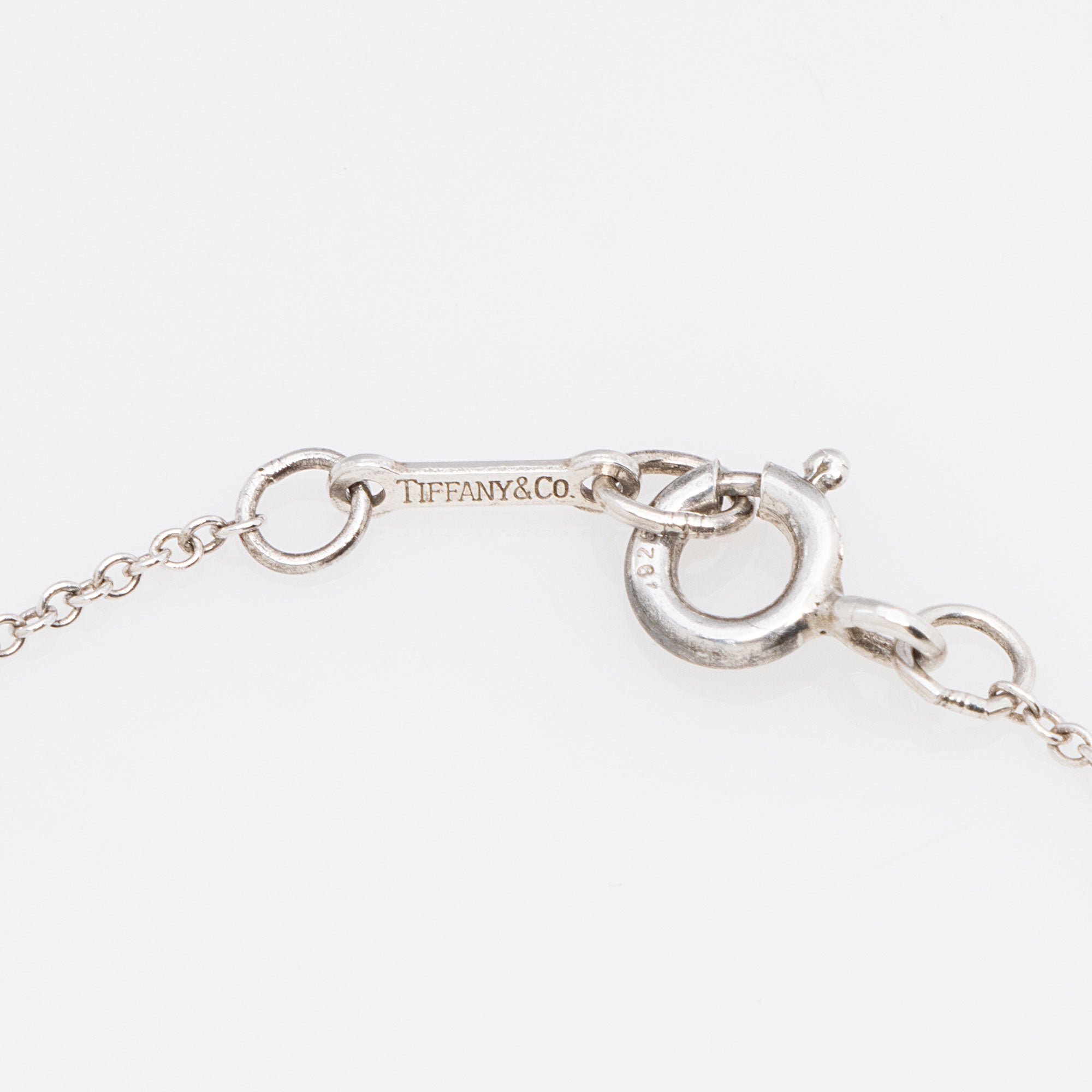 Tiffany & Co. Elsa Peretti Sterling Silver Full Heart Necklace