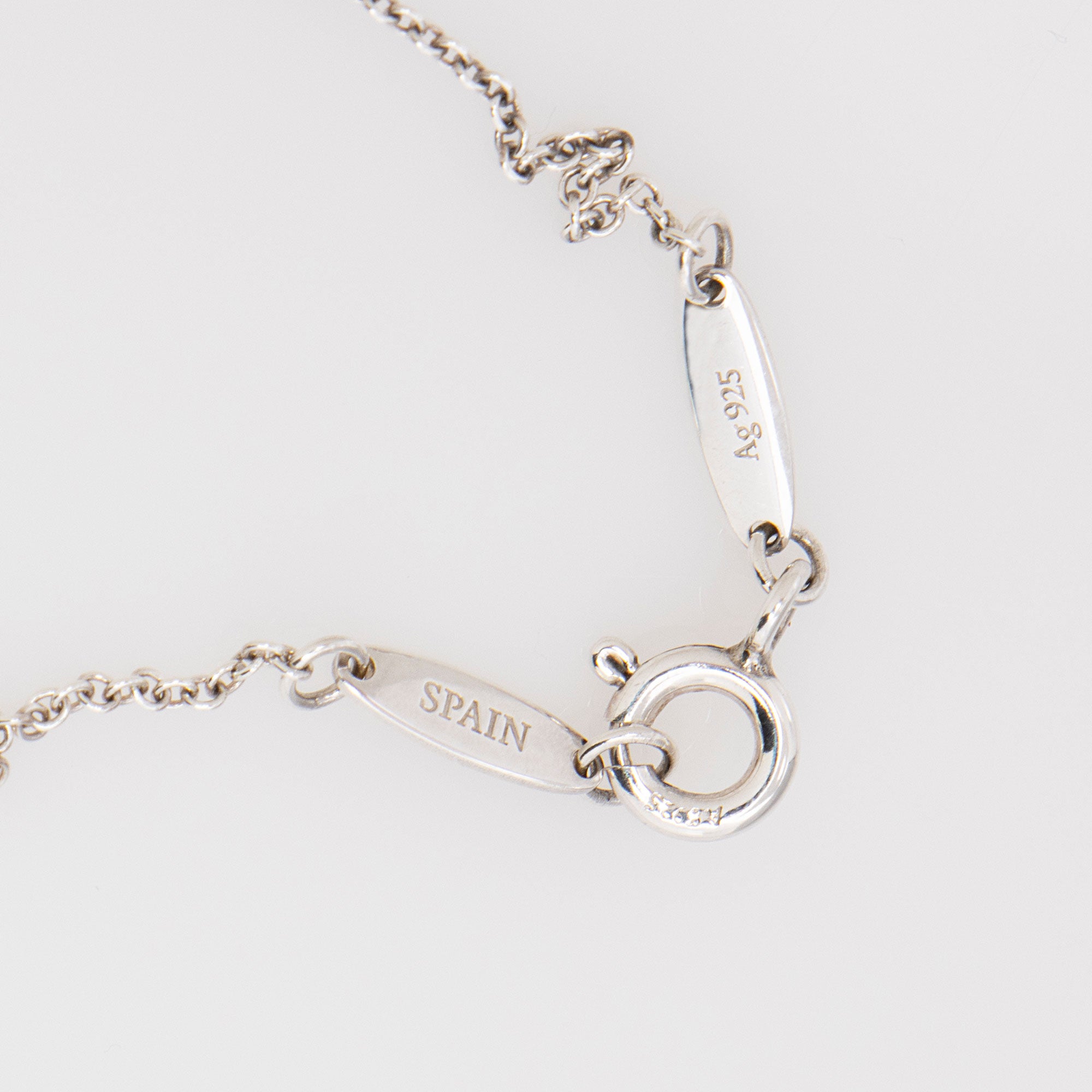 Tiffany & Co. Elsa Peretti Sterling Silver Open Heart 11mm Mini Necklace (SHF-JdTGbj)