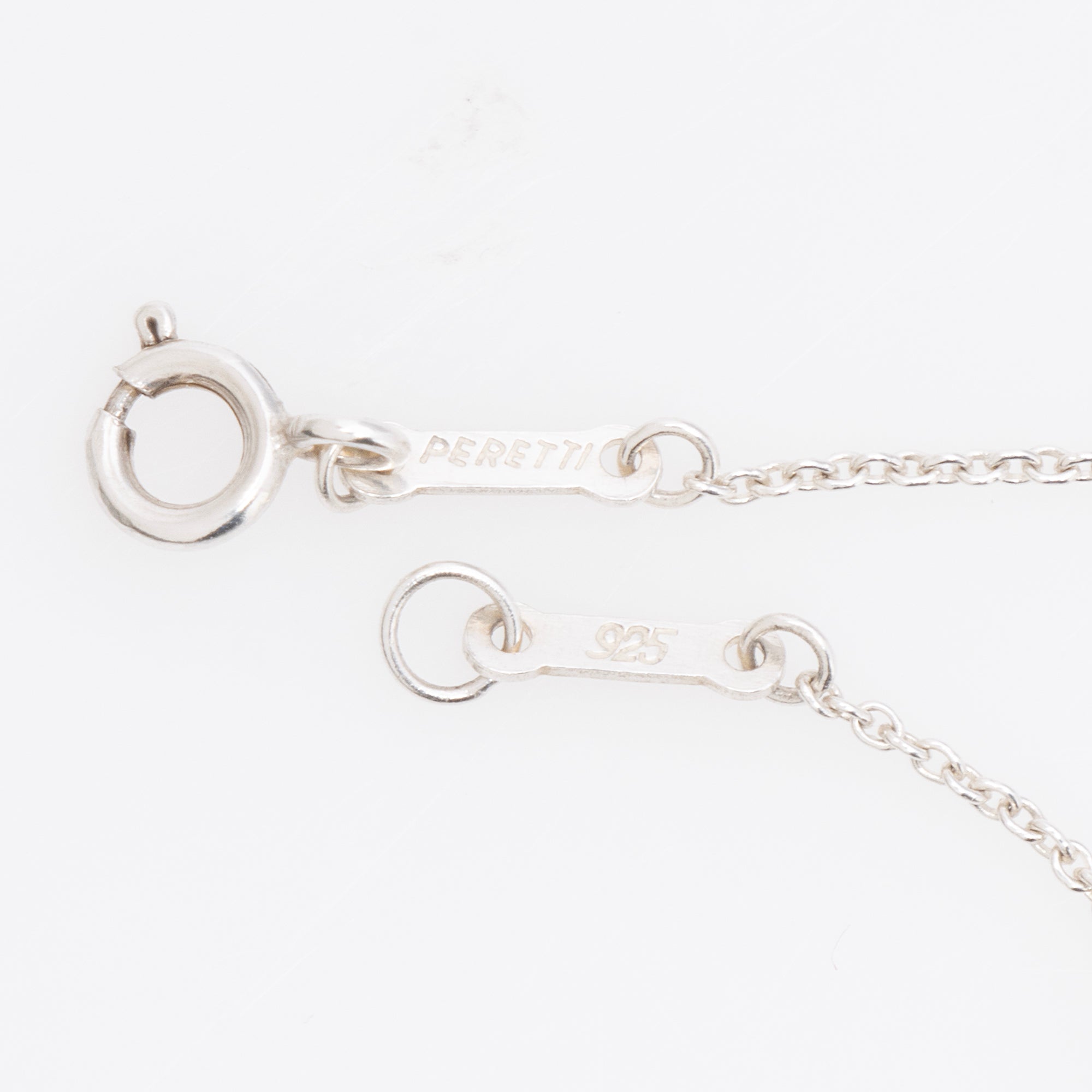 Tiffany & Co. Elsa Peretti Sterling Silver Open Heart 16mm Necklace
