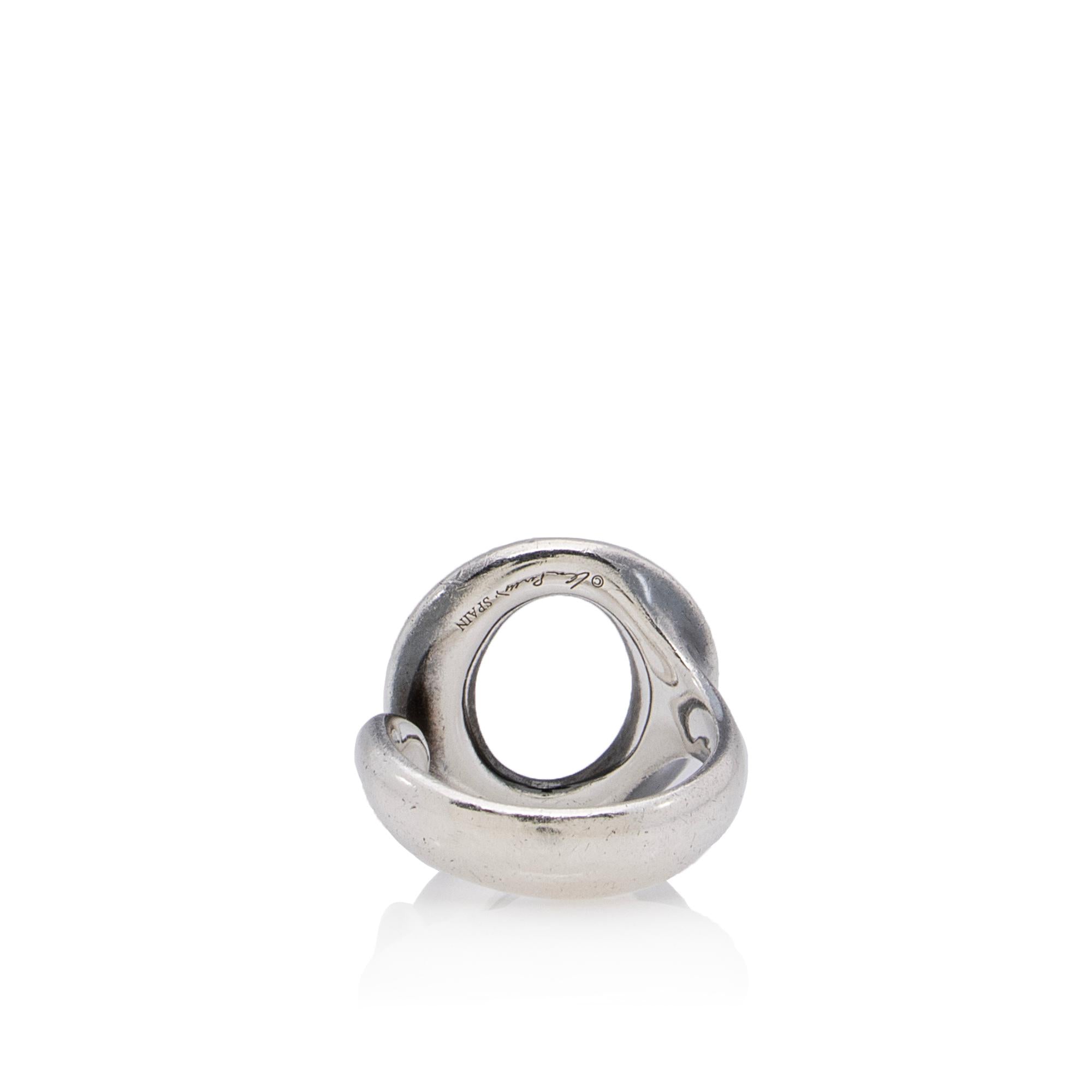 Tiffany & Co. Elsa Peretti Sterling Silver Sevillana Ring - Size 7 (SHF-23223)