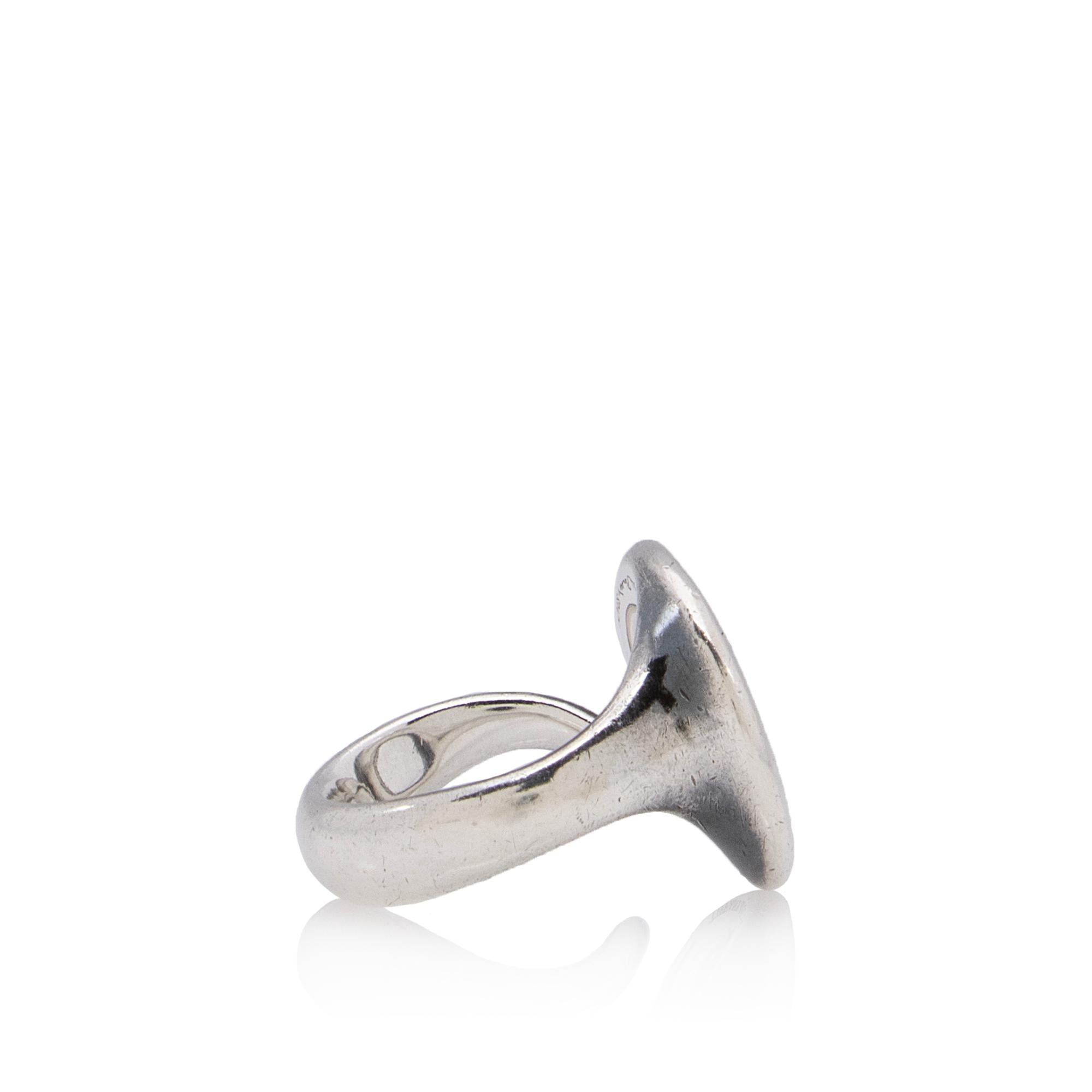 Tiffany & Co. Elsa Peretti Sterling Silver Sevillana Ring - Size 7 (SHF-23223)