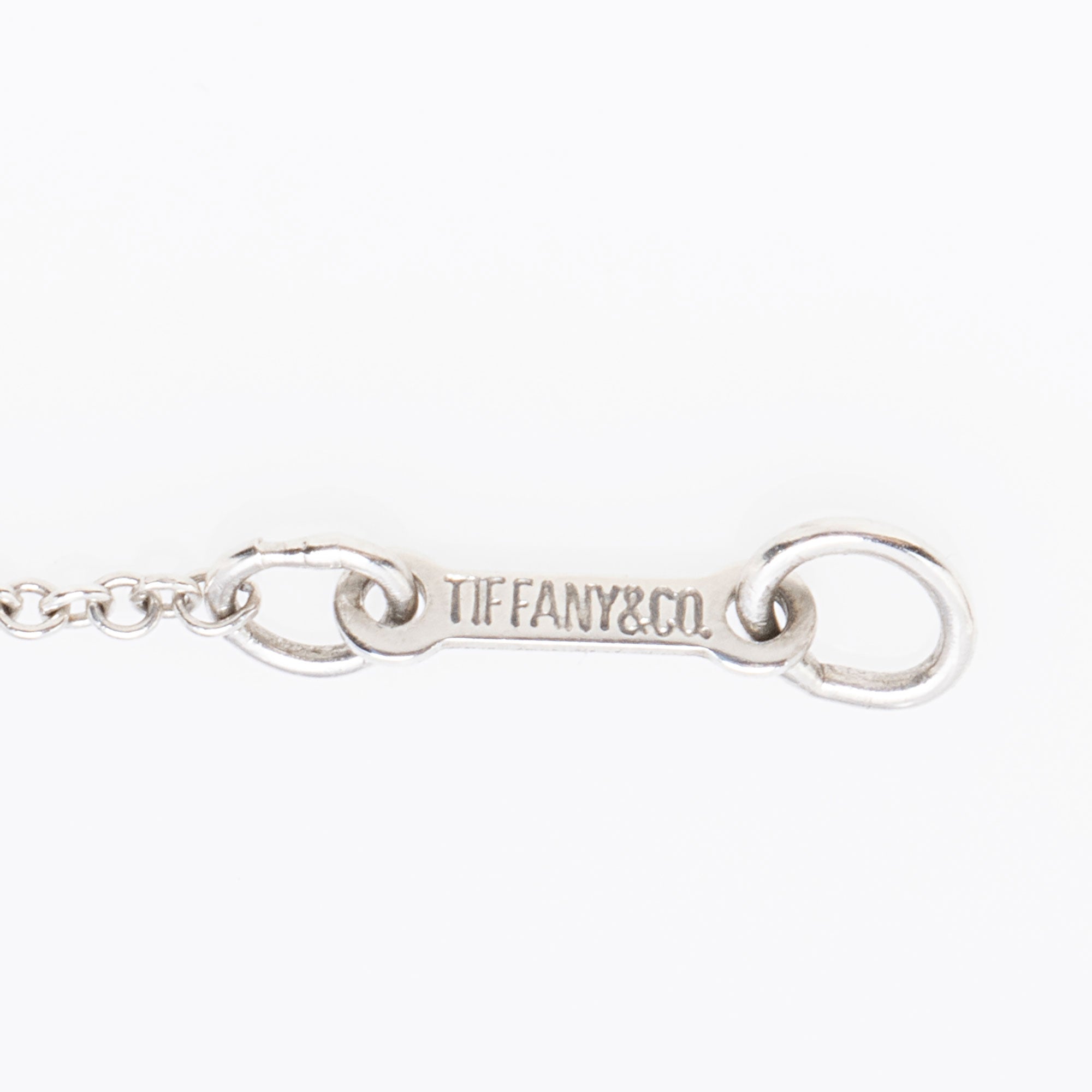 Tiffany & Co. Elsa Peretti Sterling Silver Teardrop 12mm Necklace